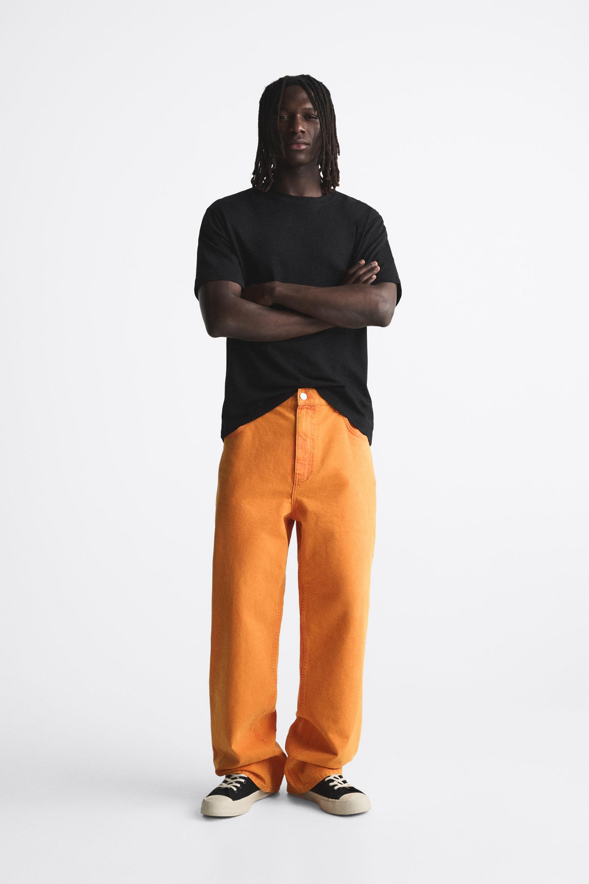 JEANS BAGGY FIT Orange ZARA Suomi Finland jeans-baggy-fit-orange-zara-suomi-finland