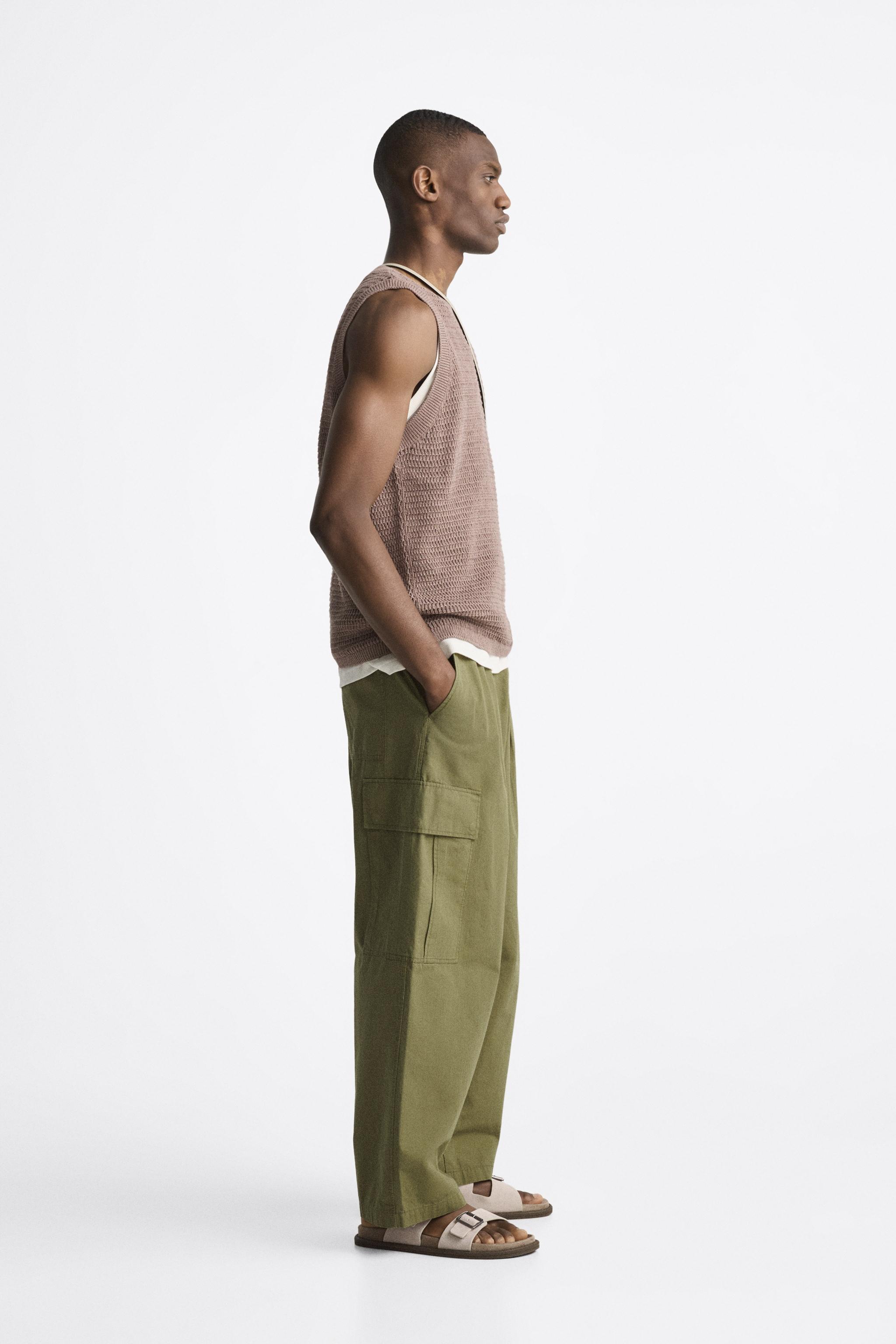 Zara TEXTURED CROCHET KNIT VEST Mall of America®