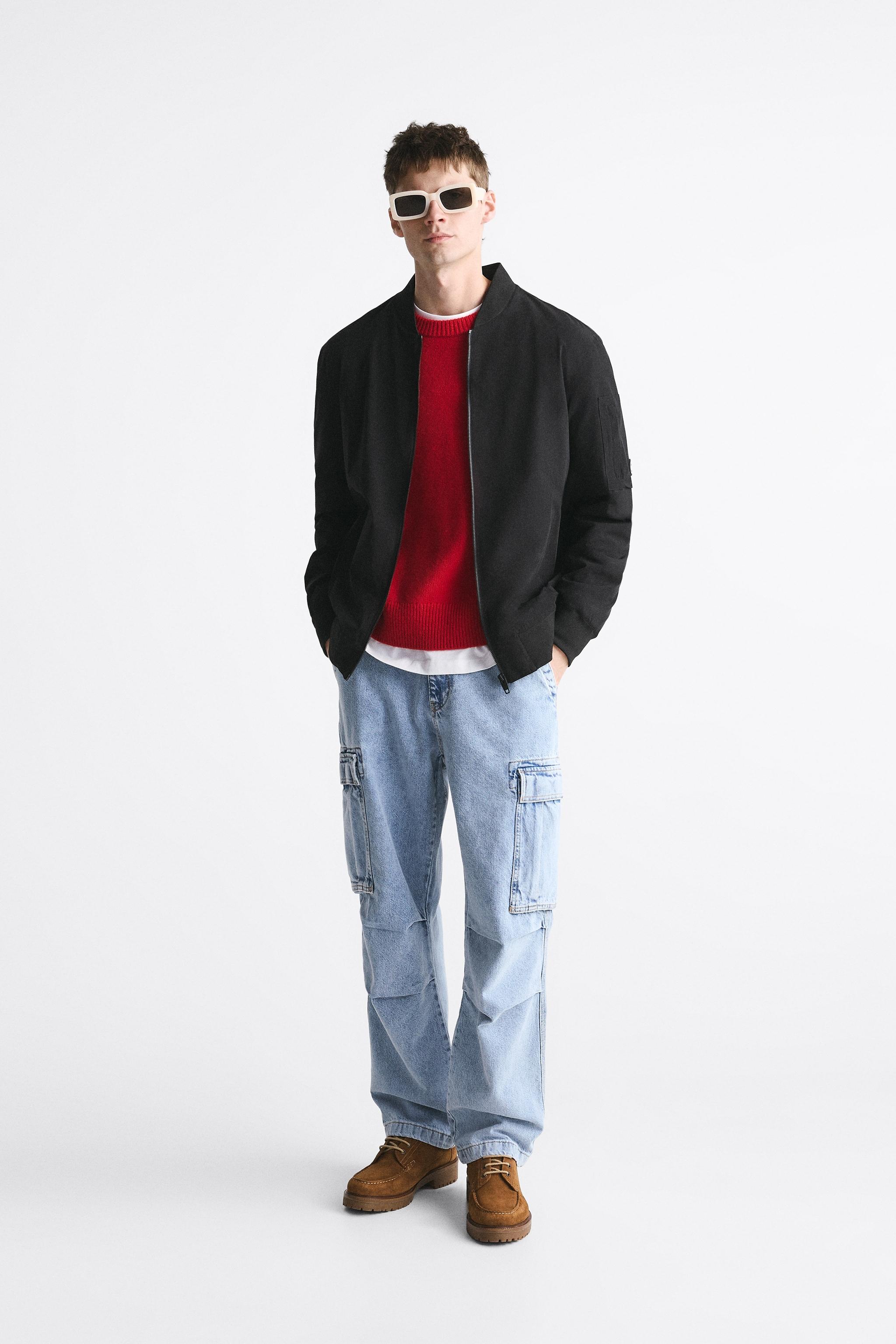 Zara TECHNICAL BOMBER JACKET Bayshore Shopping Centre