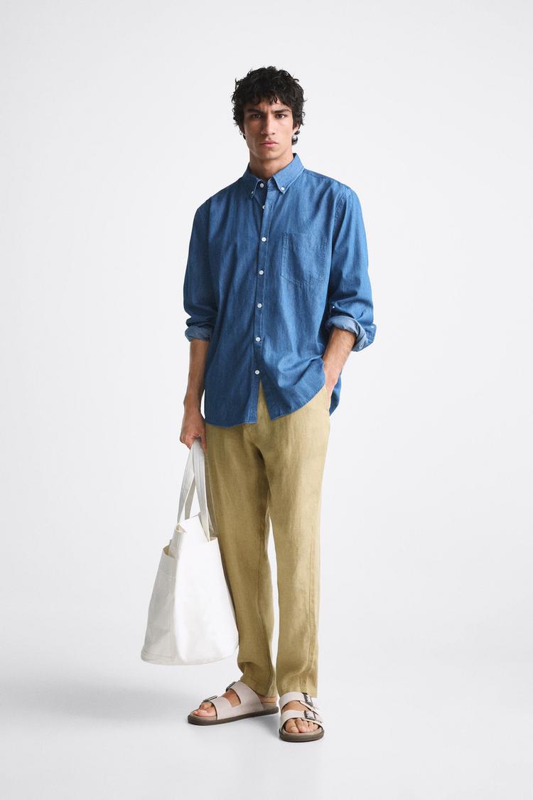 100% LINEN TROUSERS