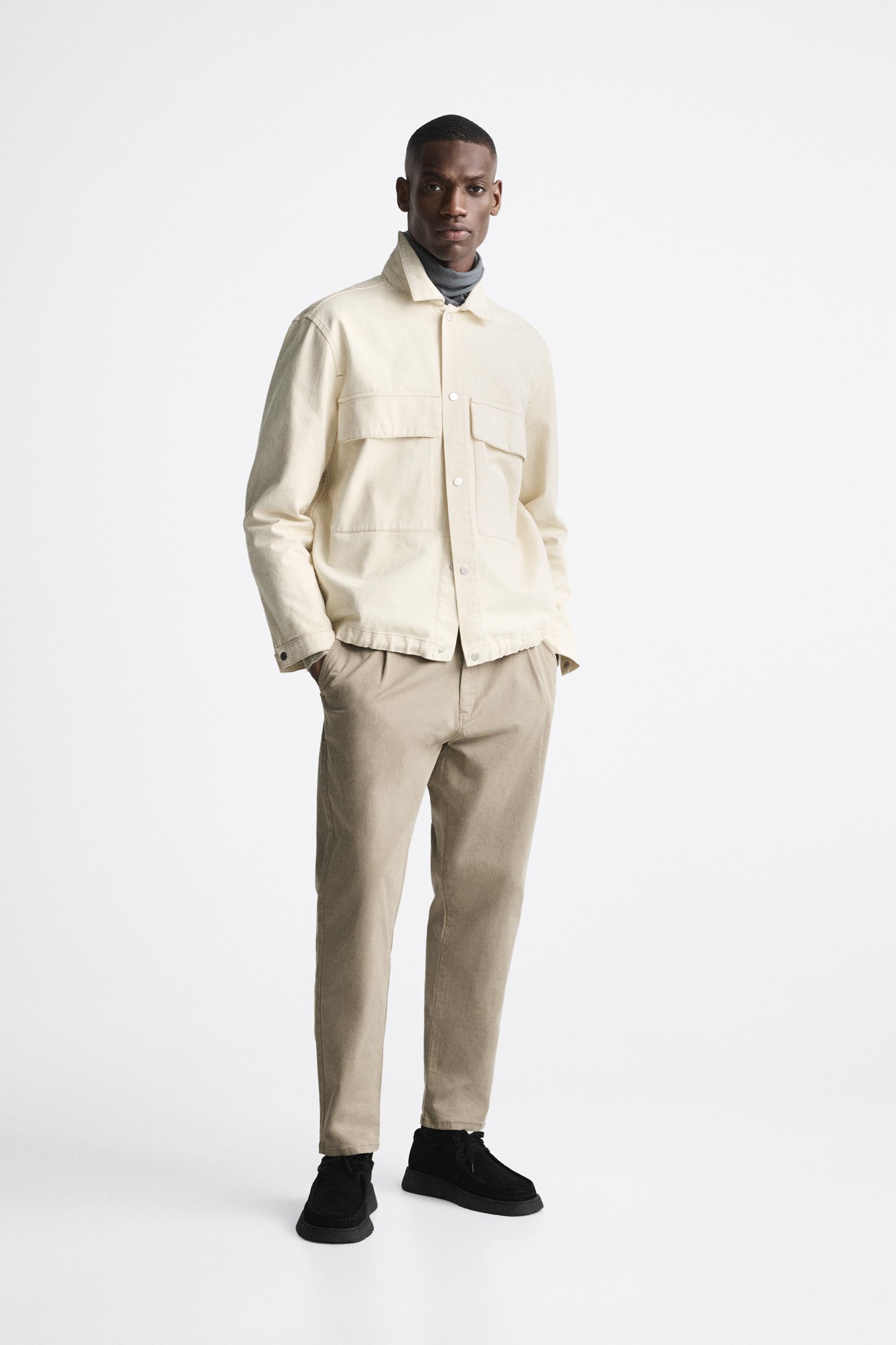 Zara TEXTURED CHINO PANTS Mall of America®