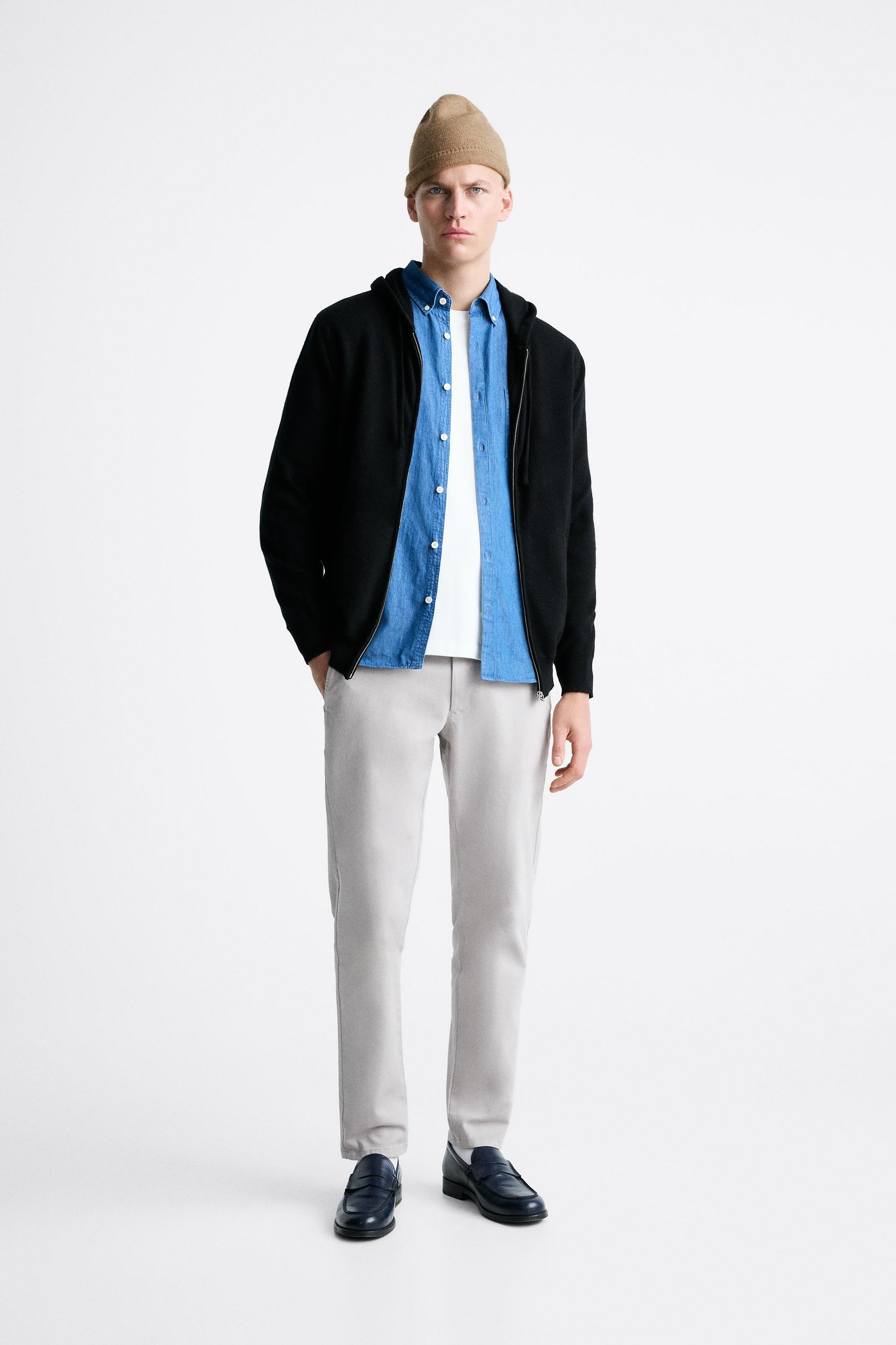 Zara TEXTURED CHINO PANTS Mall of America®