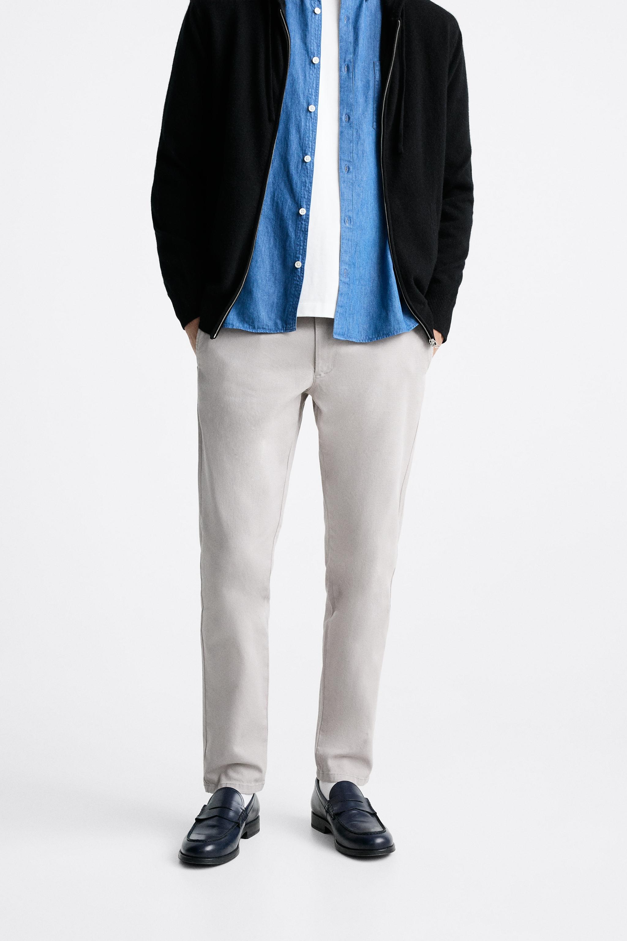 Zara TEXTURED CHINO PANTS Mall of America®