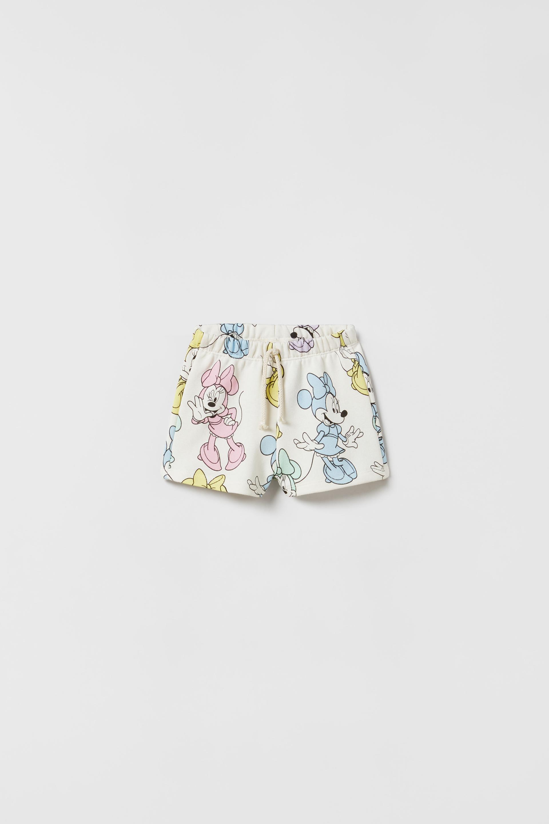 MINNIE MOUSE DISNEY BERMUDA SHORTS Oyster White ZARA Georgia