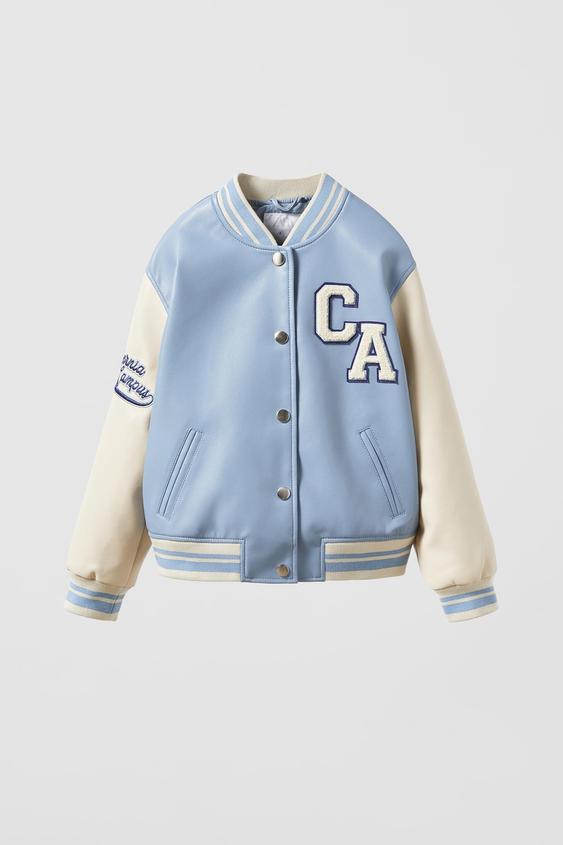 Zara Varsity Jacket Green atelieryuwa.ciao.jp