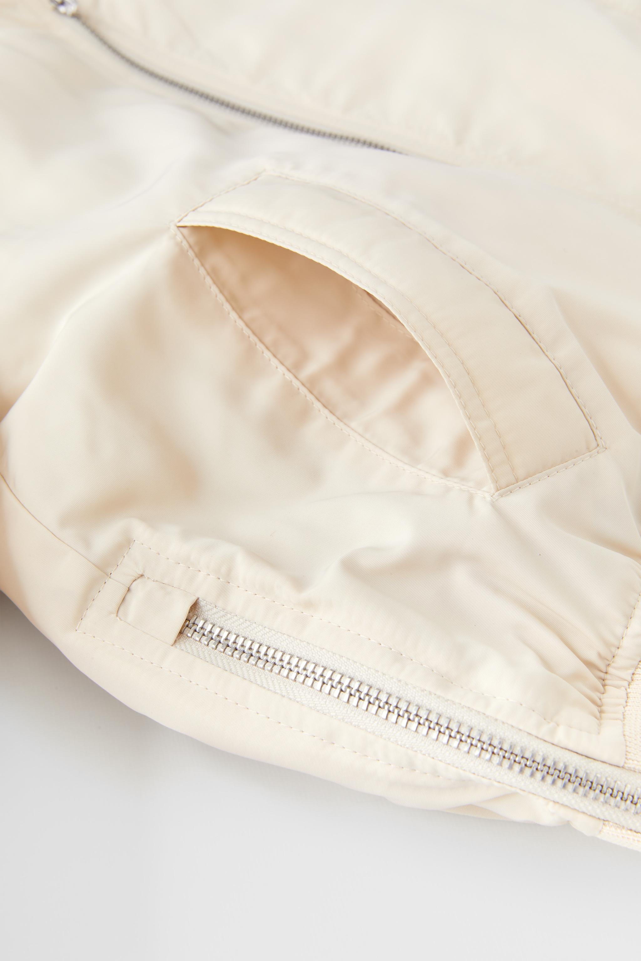 Zara OVERSIZED BOMBER Square One