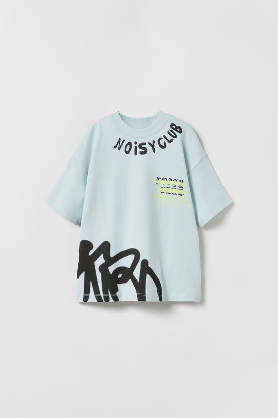 GRAFFITI TSHIRT Light blue ZARA New Zealand