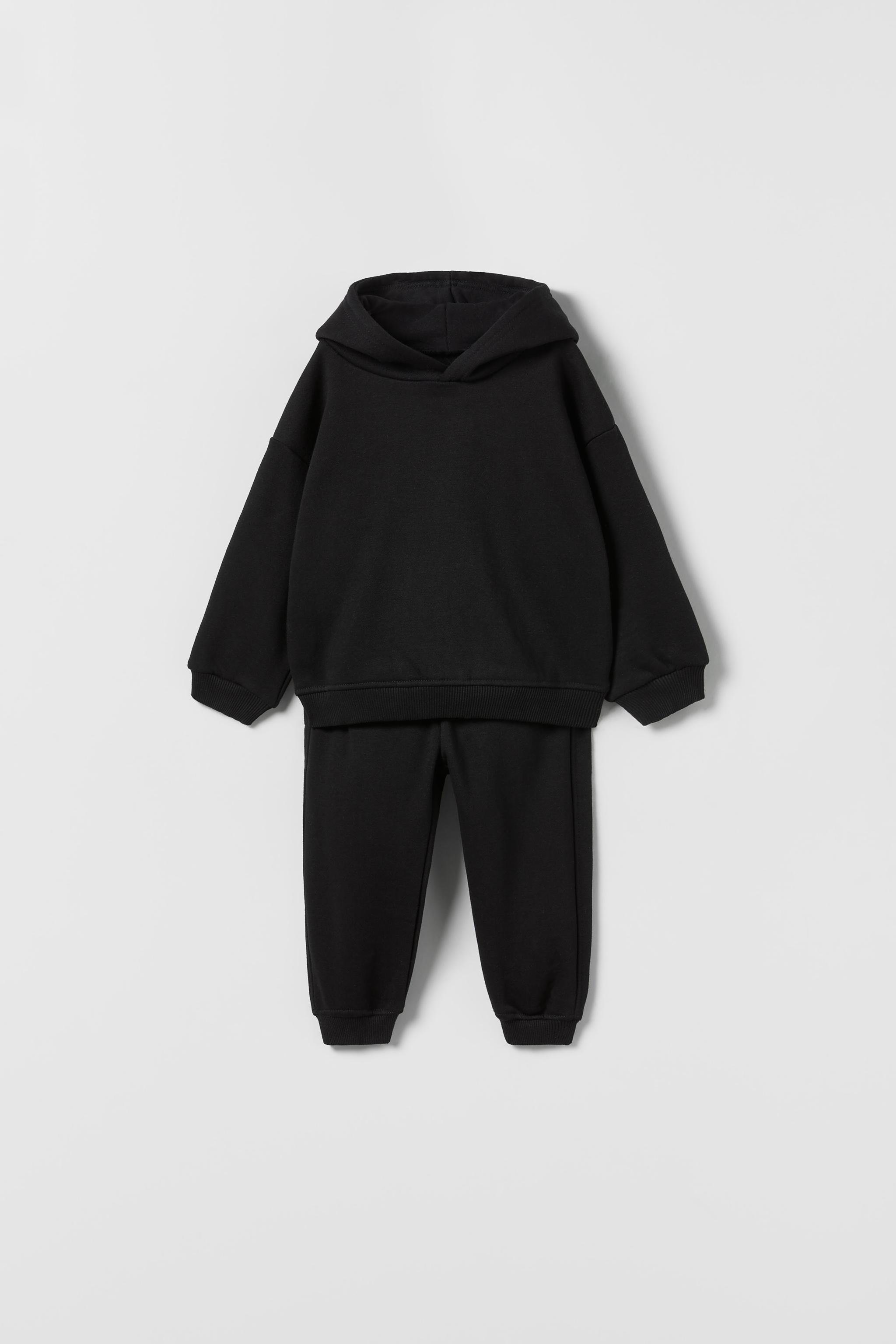 Zara PLAIN PLUSH SET Square One