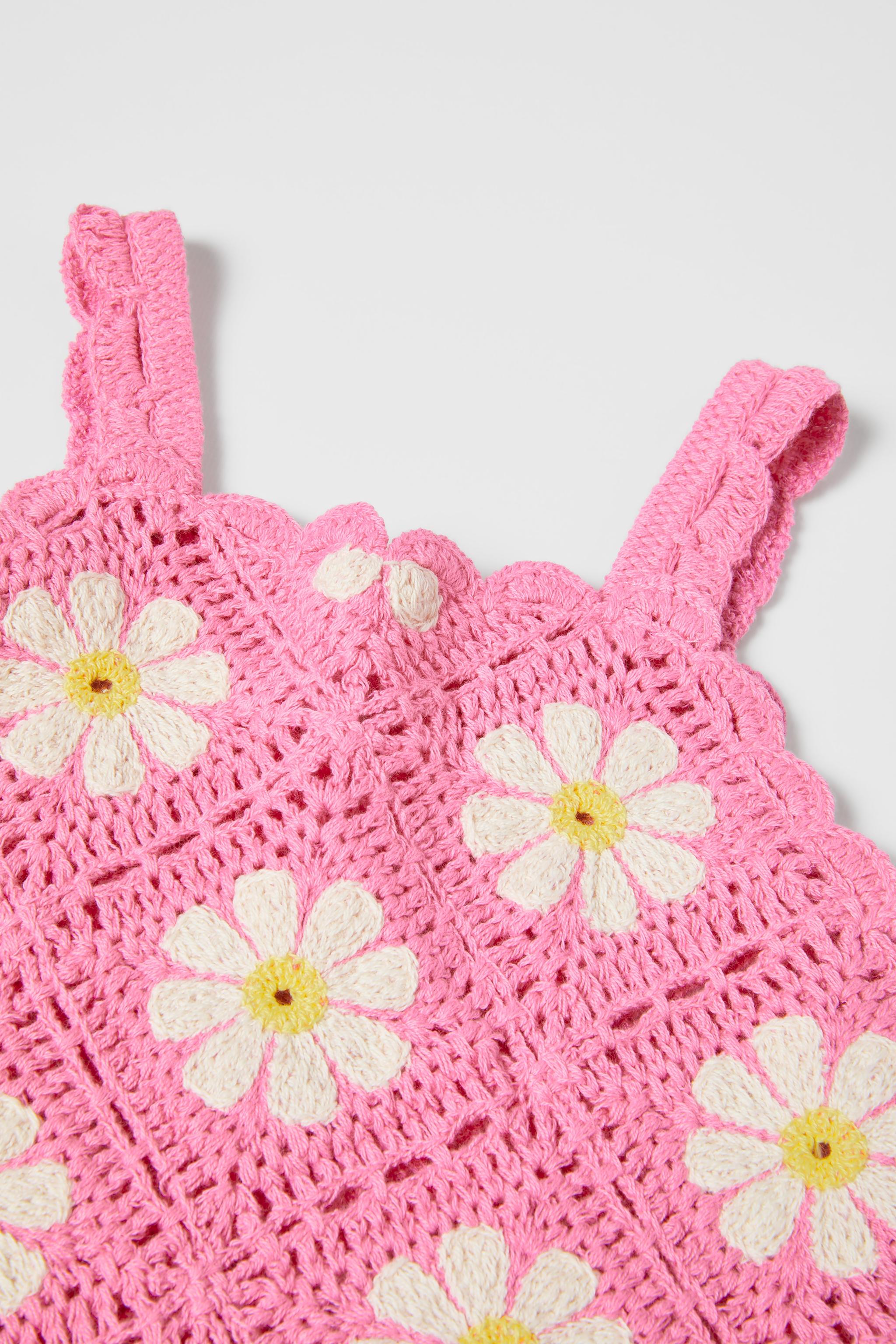 Zara DAISY CROCHET KNIT DRESS Mall of America®