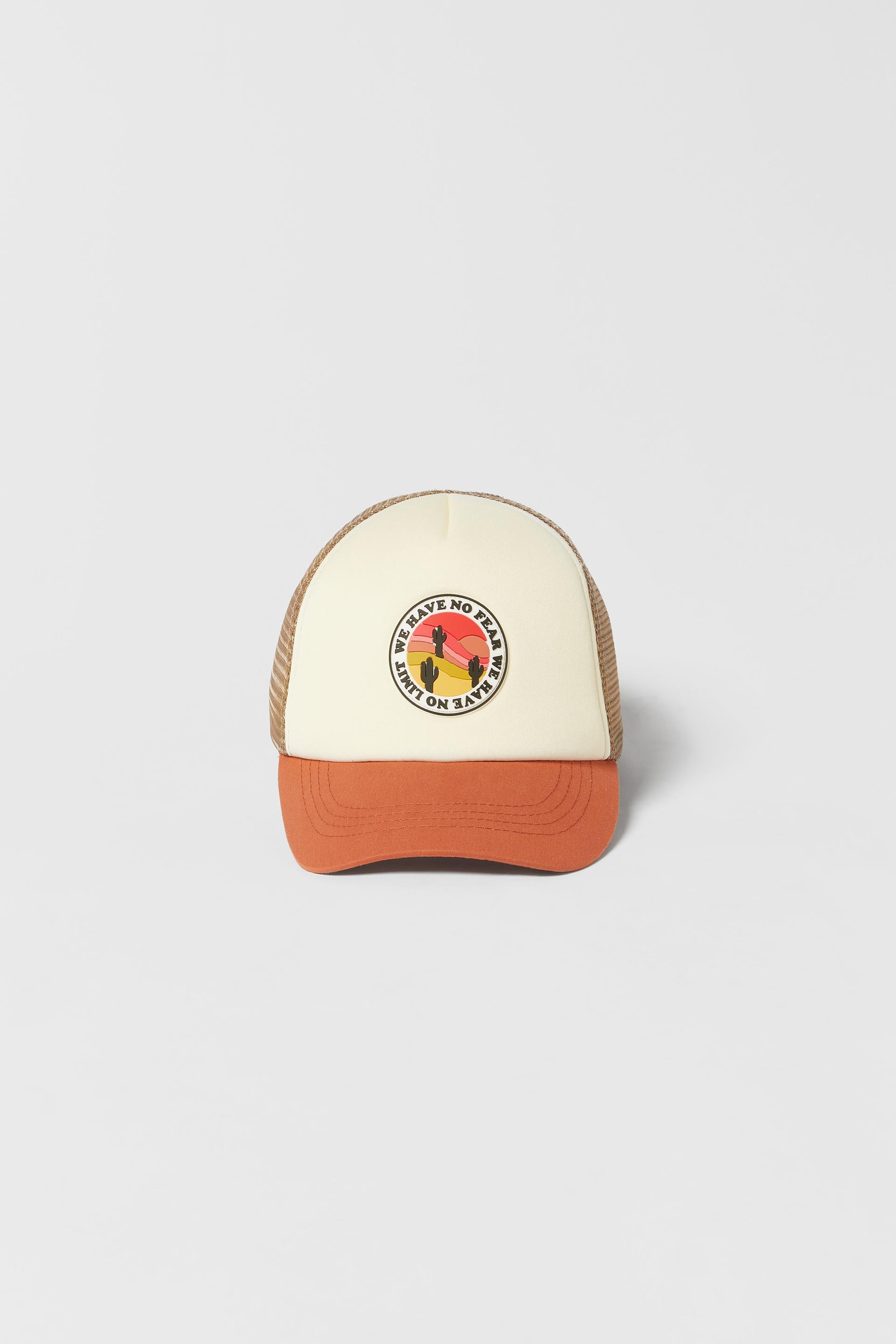 KIDS MESH CAP WITH PATCH Brown ZARA New Zealand