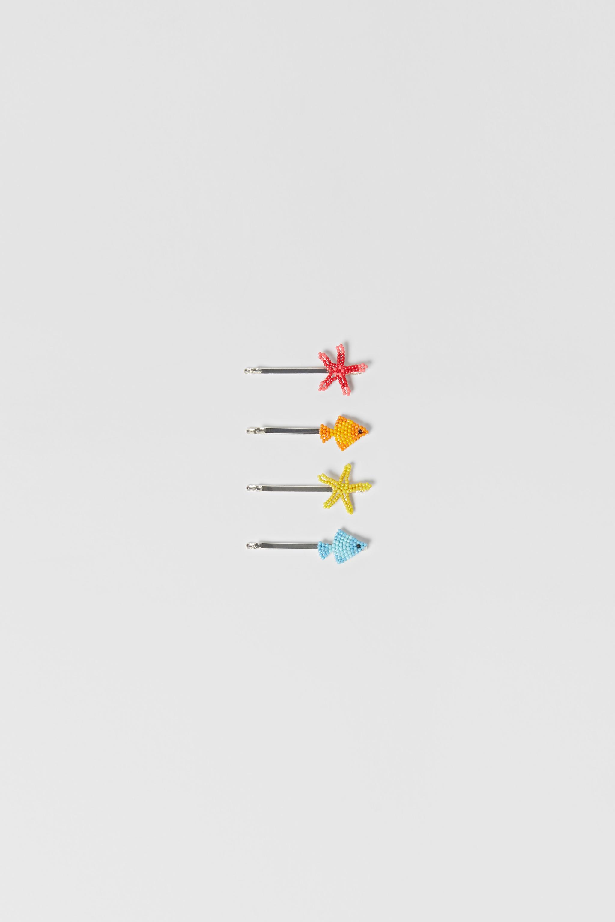Zara FOUR PACK OF OCEAN HAIR CLIPS Mall of America®