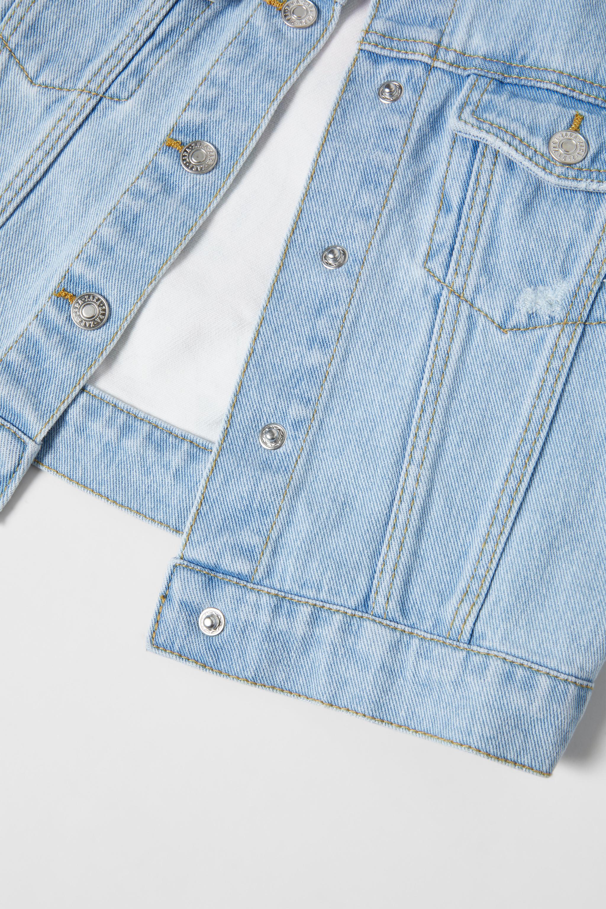 Zara MINNIE MOUSE © DISNEY DENIM JACKET Metropolis at Metrotown