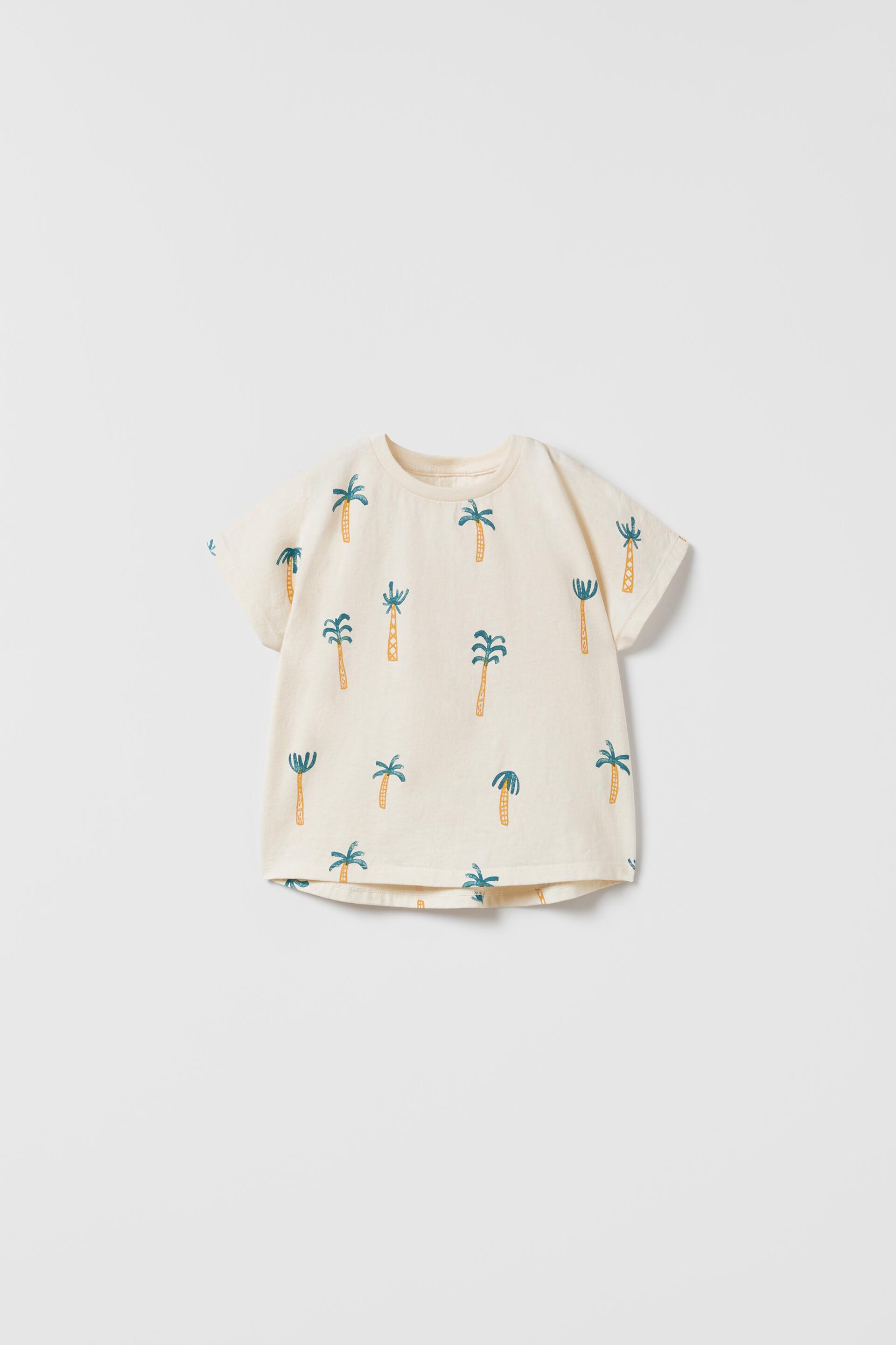 Zara Palm Tree T-Shirt - Big Apple Buddy