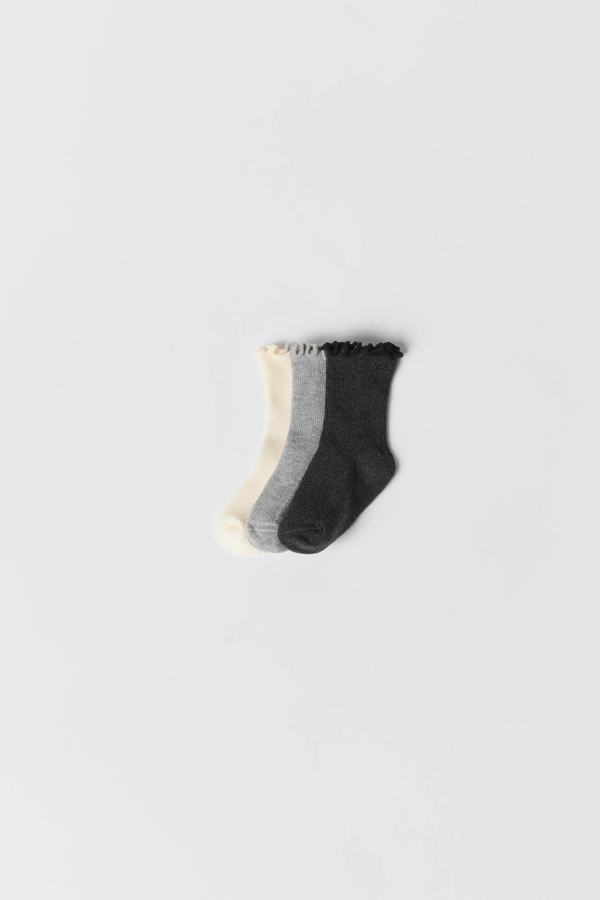 BABY/ 3PACK OF TERRY SOCKS Ecru ZARA South Africa