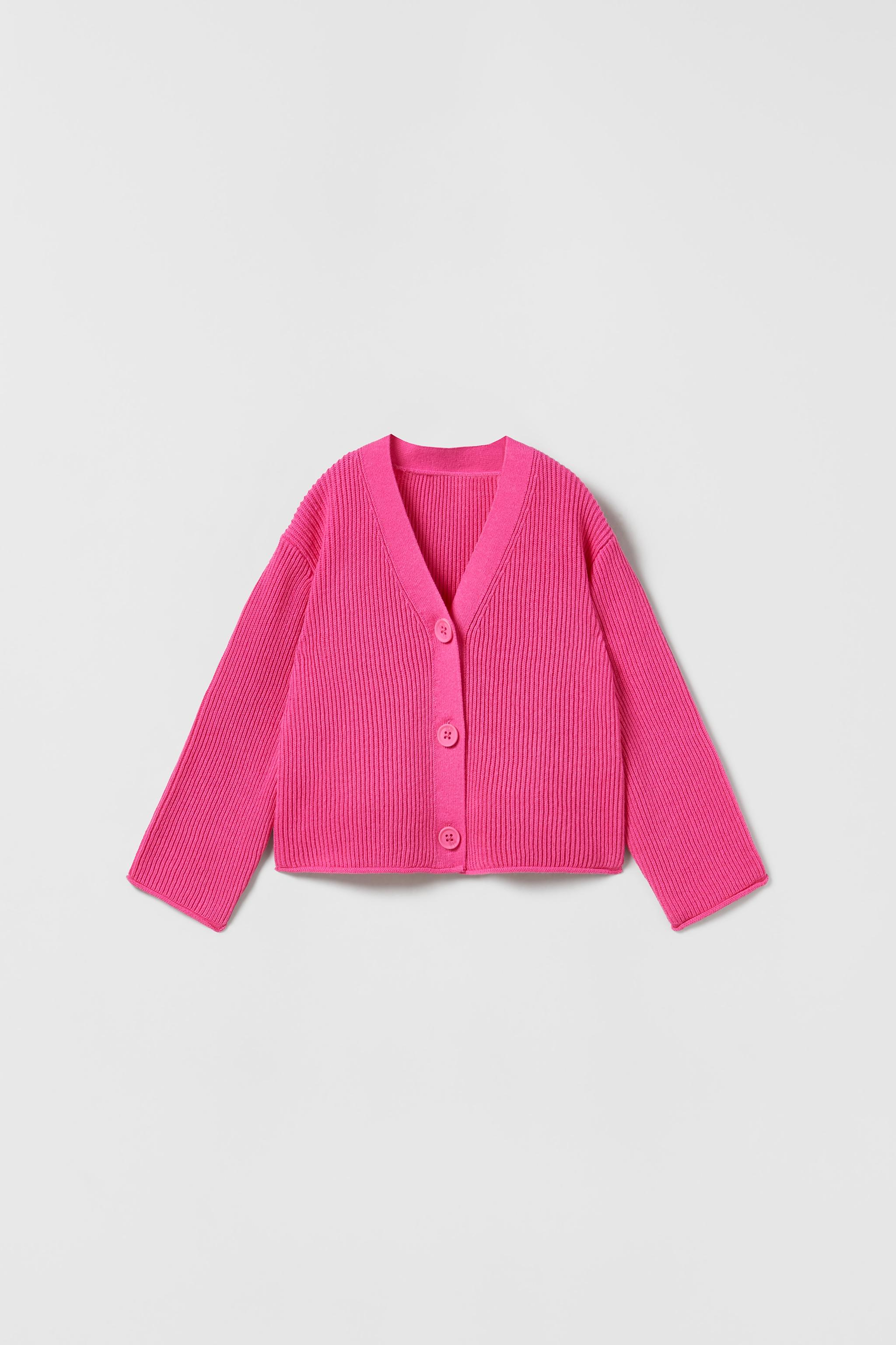 Zara DROP STITCH TOPSTITCHED KNIT CARDIGAN Mall of America®