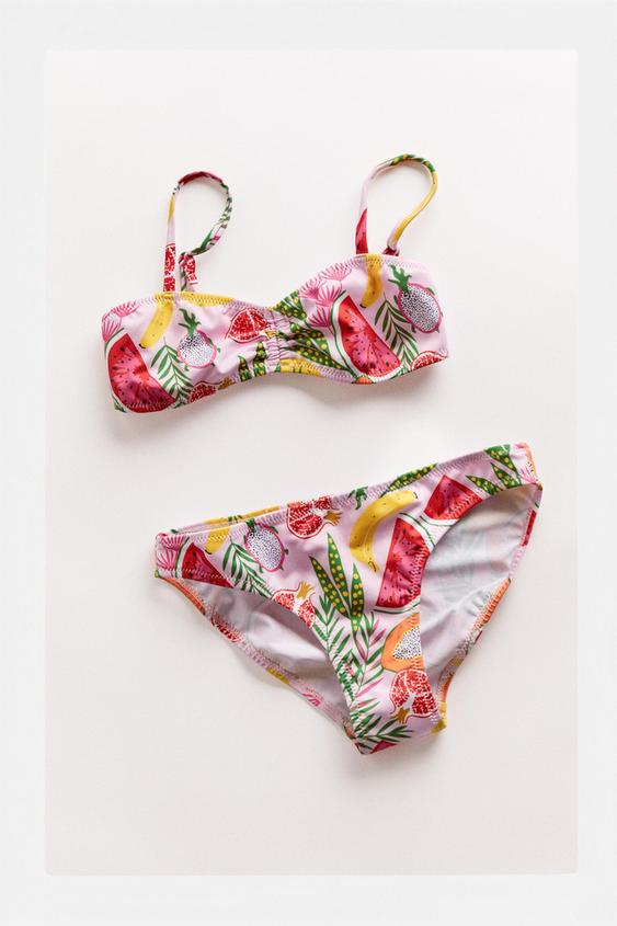 LCW Kids Bikini pour Filles à Séchage Rapide et Protection UV -S5OU13Z4 LCW Kids Bikini pour Filles à Séchage Rapide et Protection UV -S5OU13Z4
