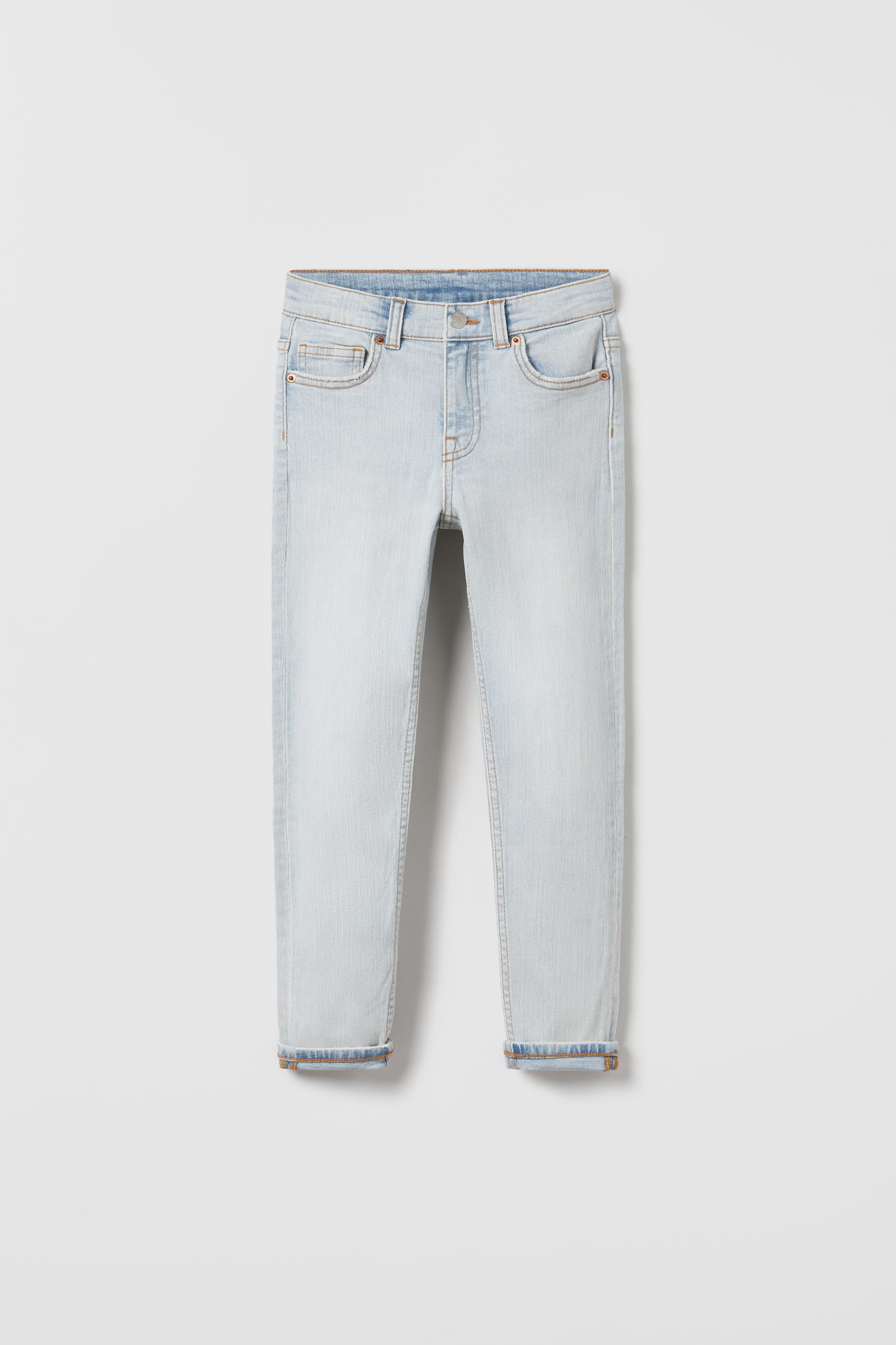 JEANS AUTHENTIC SKINNY Azul claro ZARA Chile