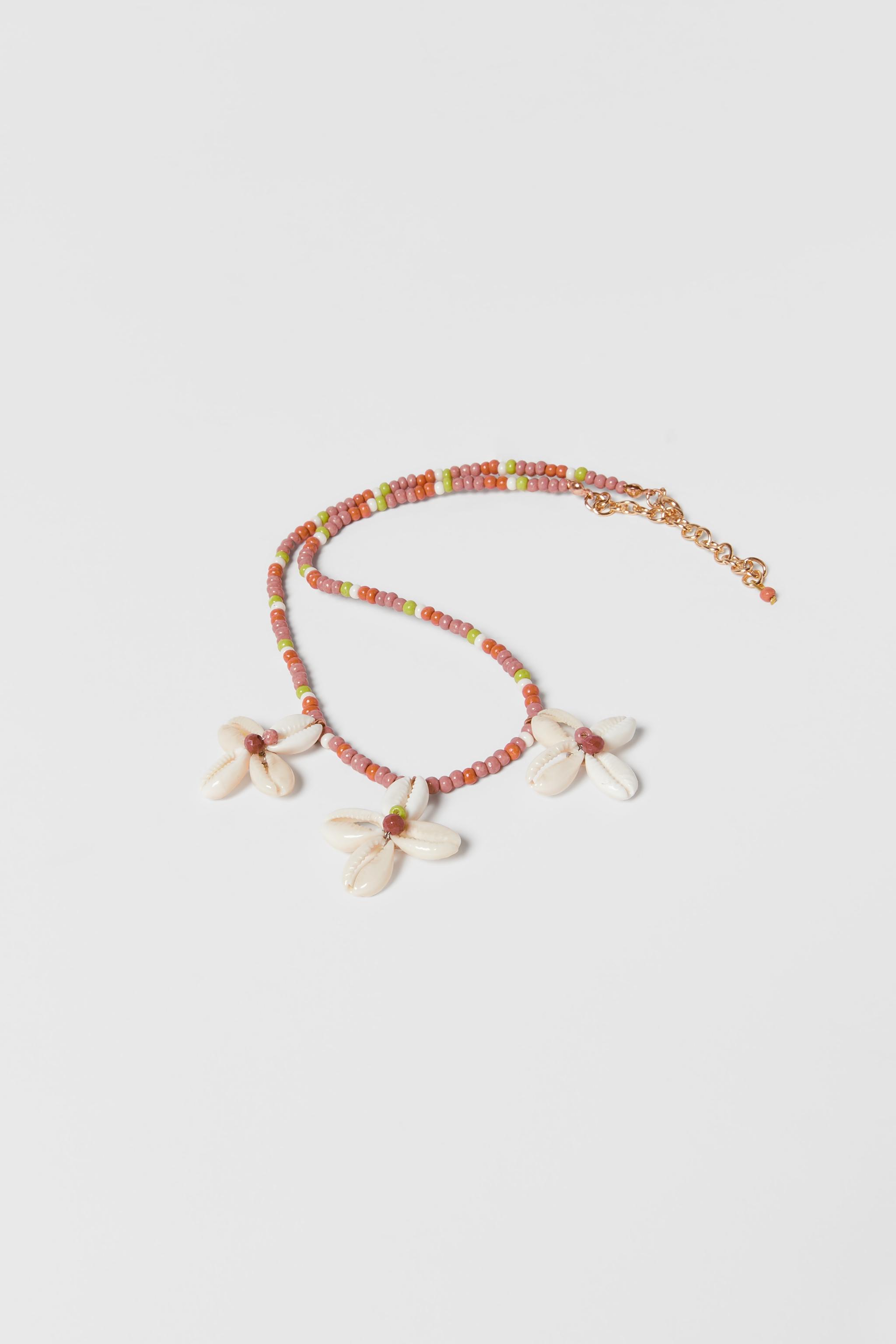 Zara seashell necklace Clearance