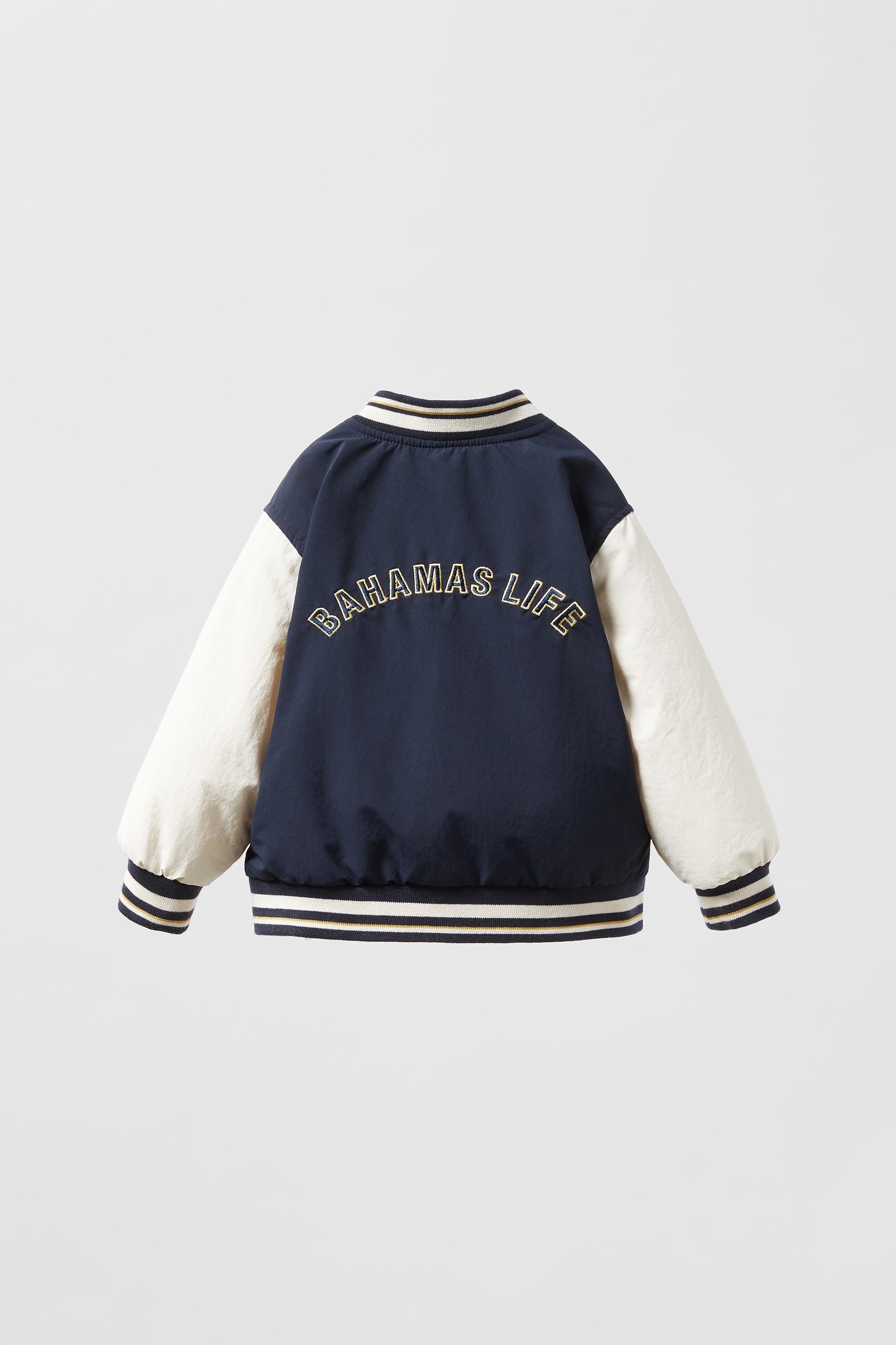 Zara WATER REPELLENT VARSITY BOMBER JACKET Mall of America®