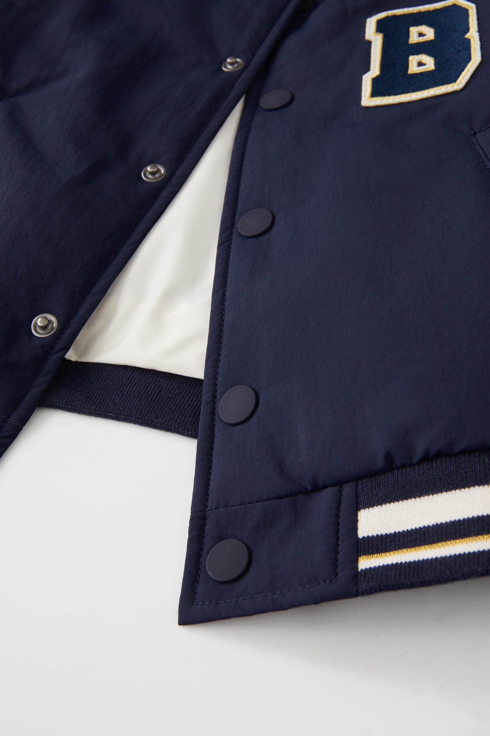 Zara WATER REPELLENT VARSITY BOMBER JACKET Mall of America®