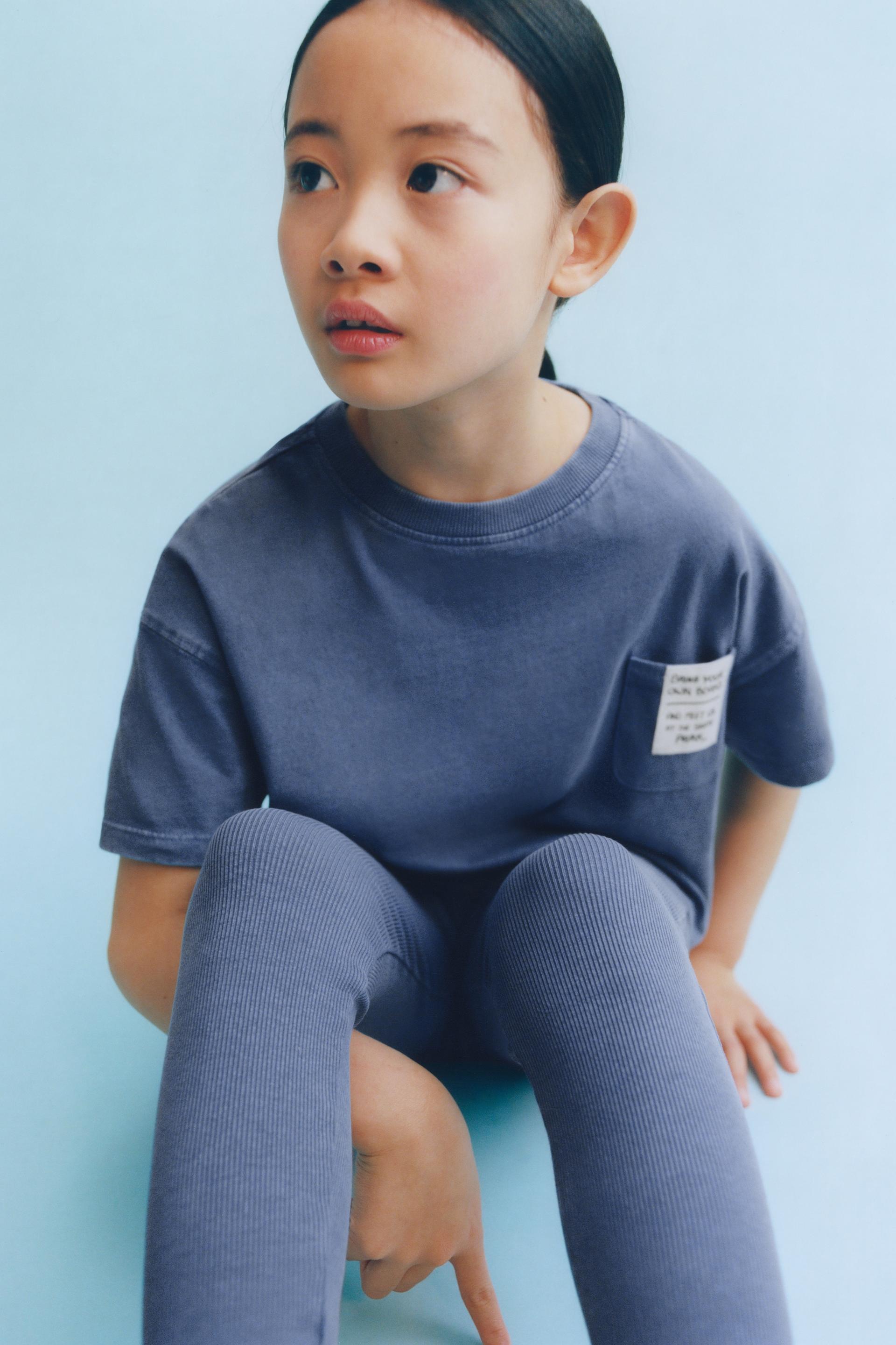 T SHIRT AND LEGGINGS SET Blue ZARA New Zealand