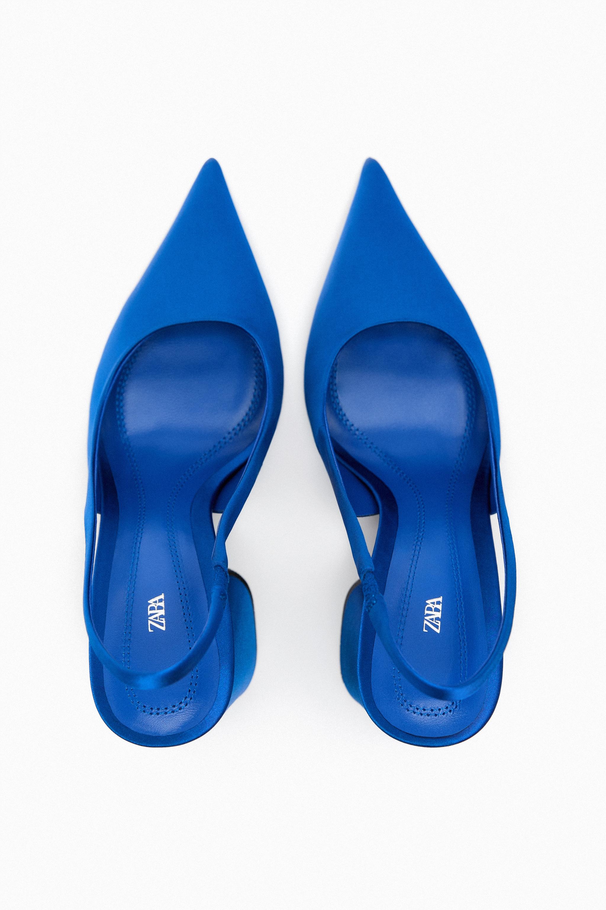 Zara BLOCK HEEL SLINGBACK SHOES | Mall of America®