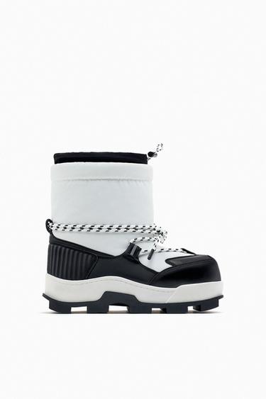 boots blanches zara
