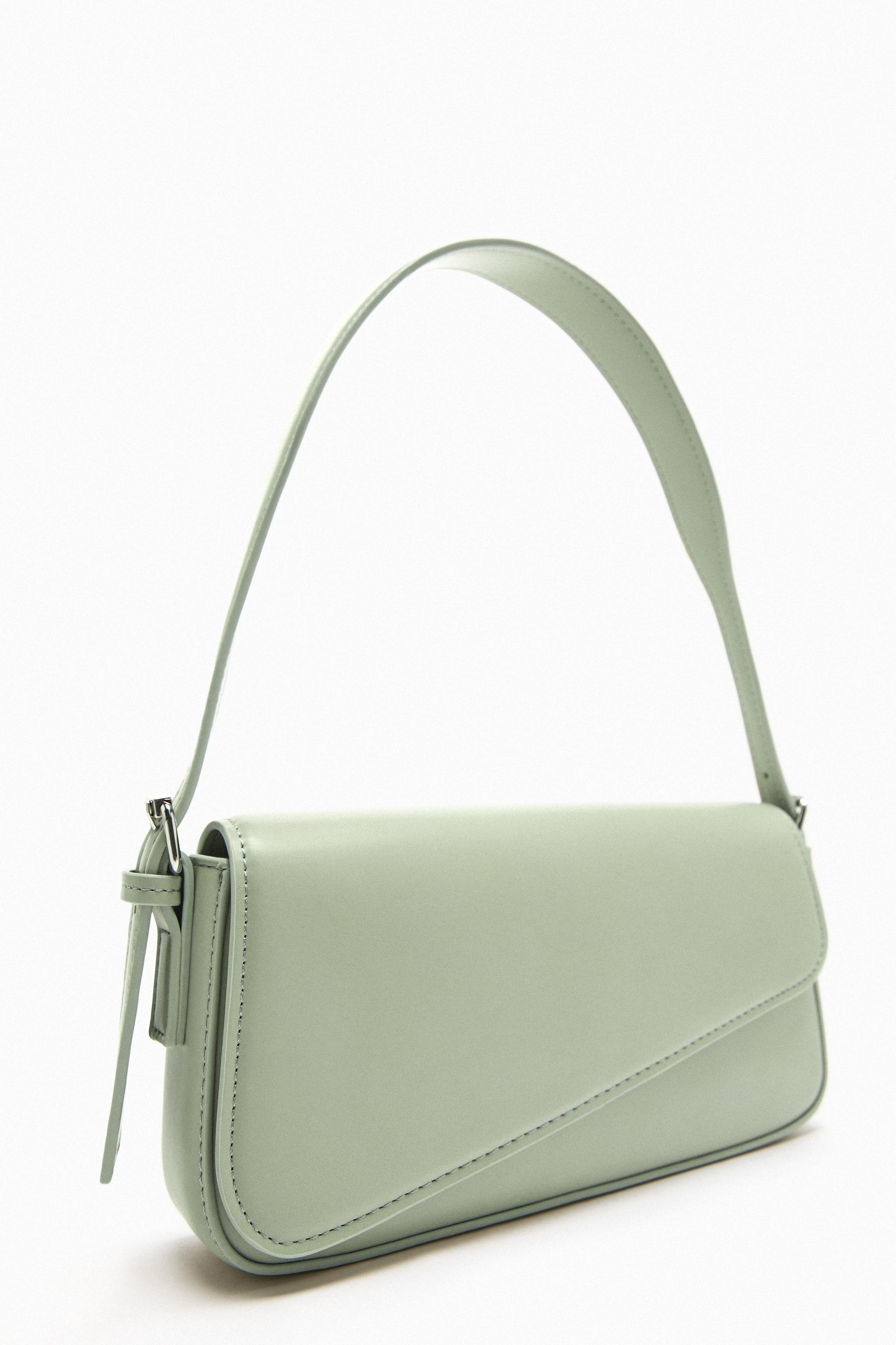 Zara GEOMETRIC FLAP SHOULDER BAG Bayshore Shopping Centre