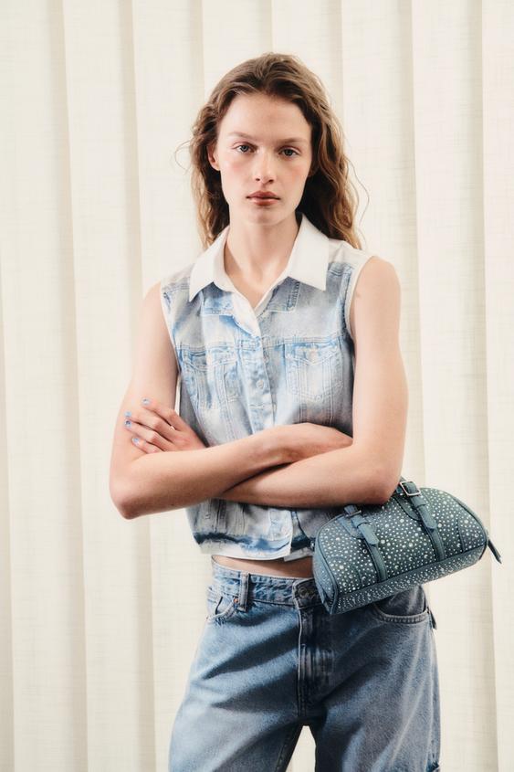 Zara Denim Quilted Bag atelieryuwa.ciao.jp