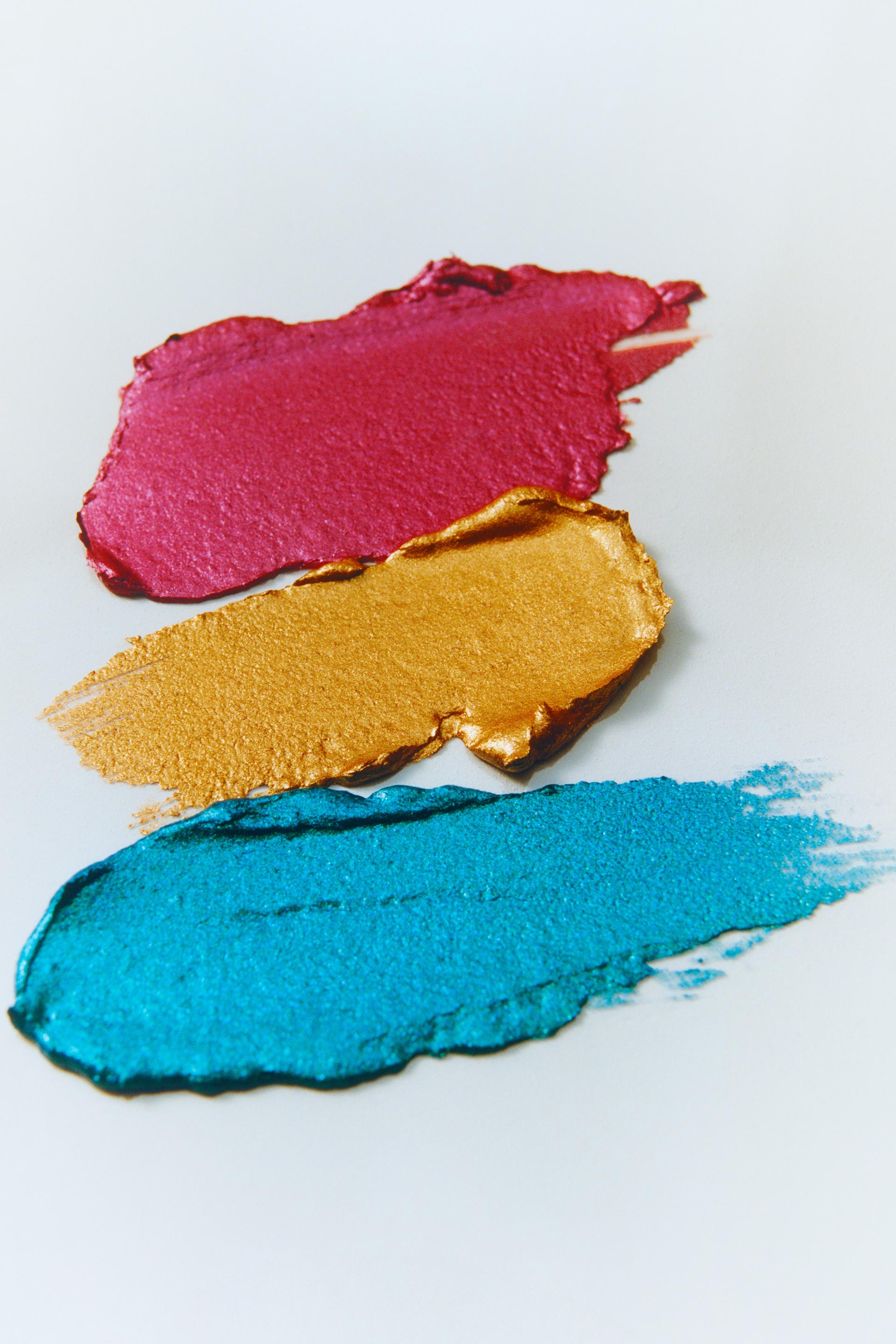 SET OF GLITTER GELS Colored Leather ZARA United States set-of-glitter-gels-colored-leather-zara-united-states