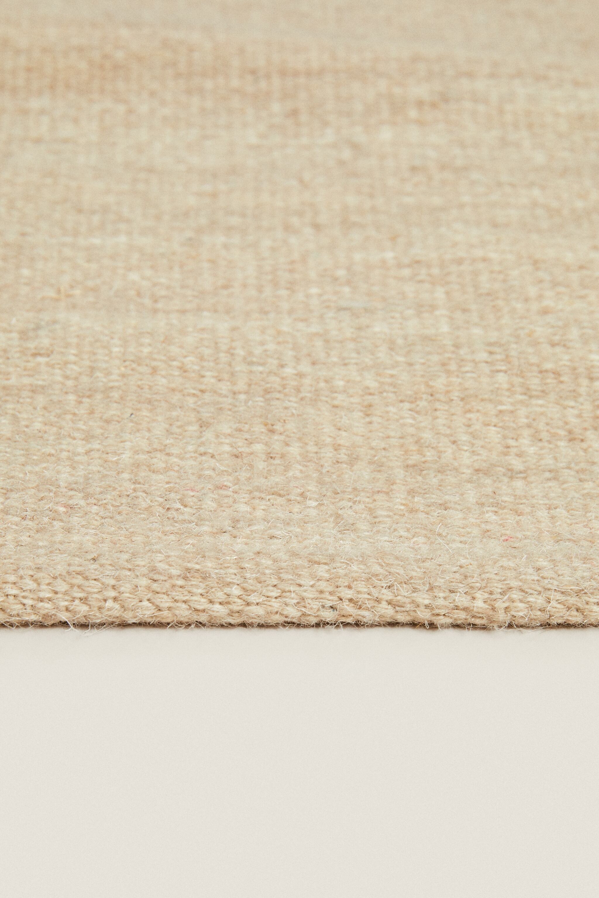 WOOL AND COTTON RUG