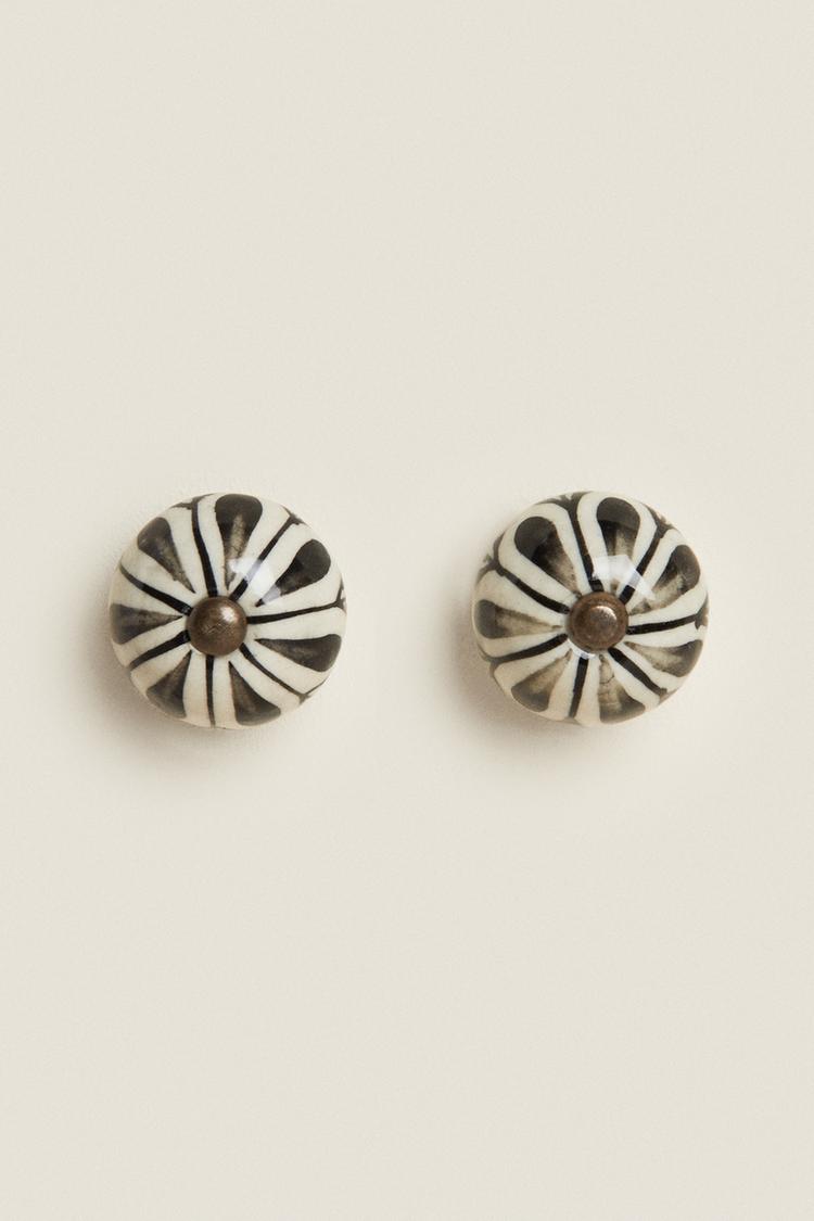 FLOWER DOOR KNOB (PACK OF 2)