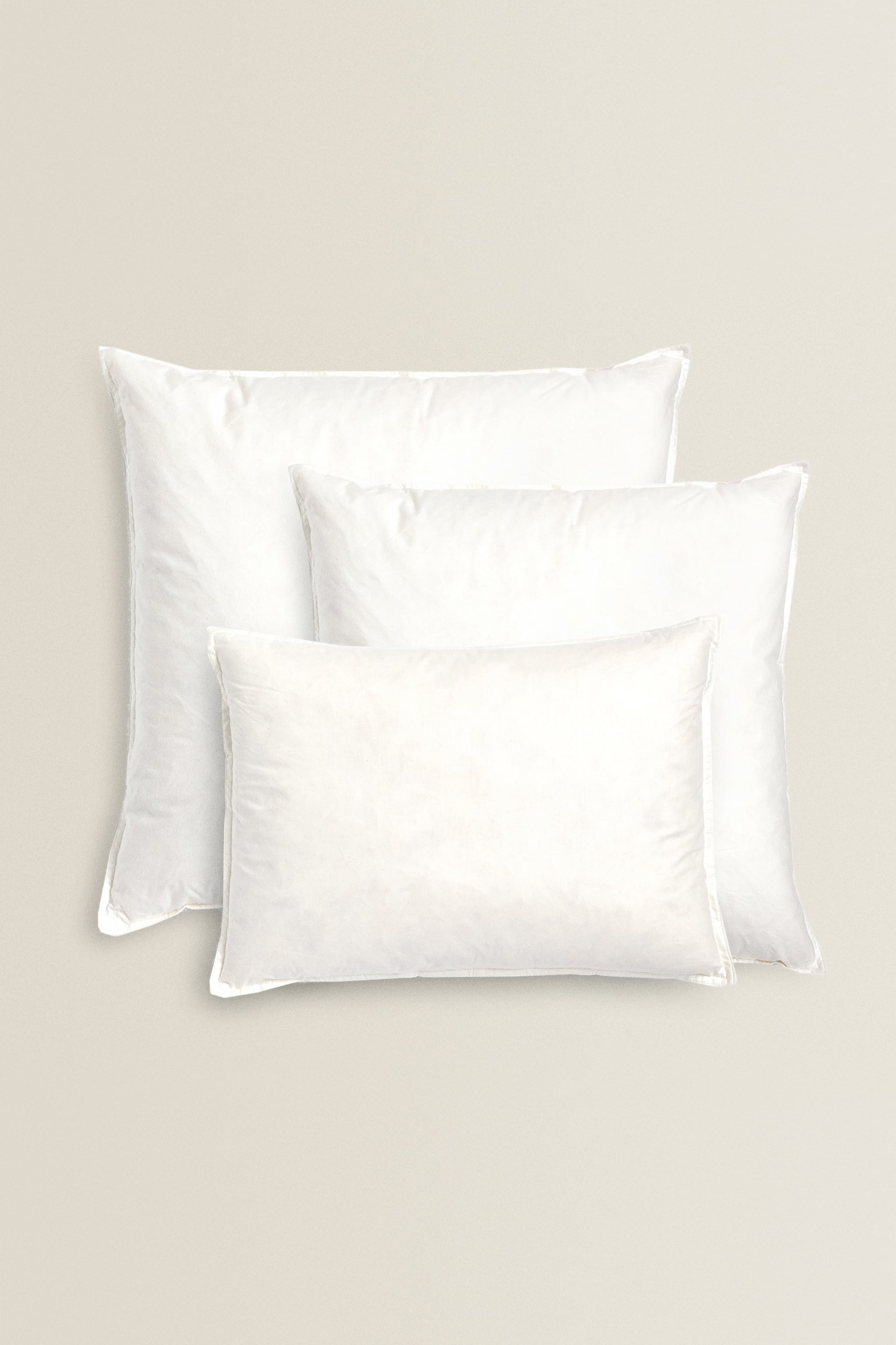 FEATHER PILLOW FILLING WITH COTTON COVER