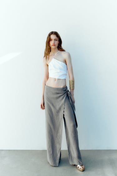Women's Linen Trousers | Explore our New Arrivals | ZARA Australia