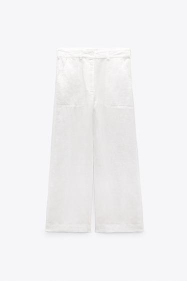 Women's Linen Trousers Explore our New Arrivals ZARA Australia