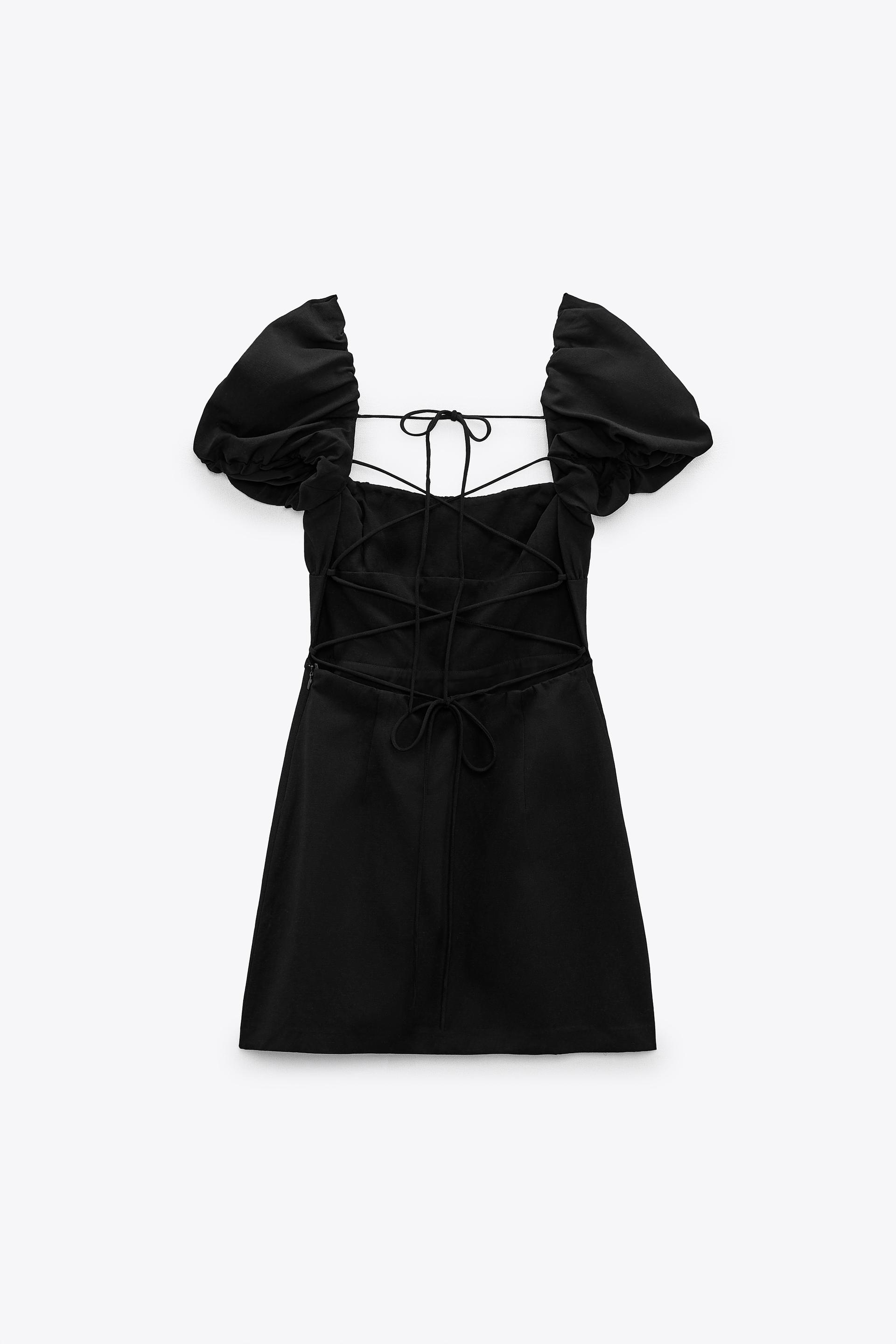 Top 61+ imagen zara linen blend dress fr.thptnganamst.edu.vn