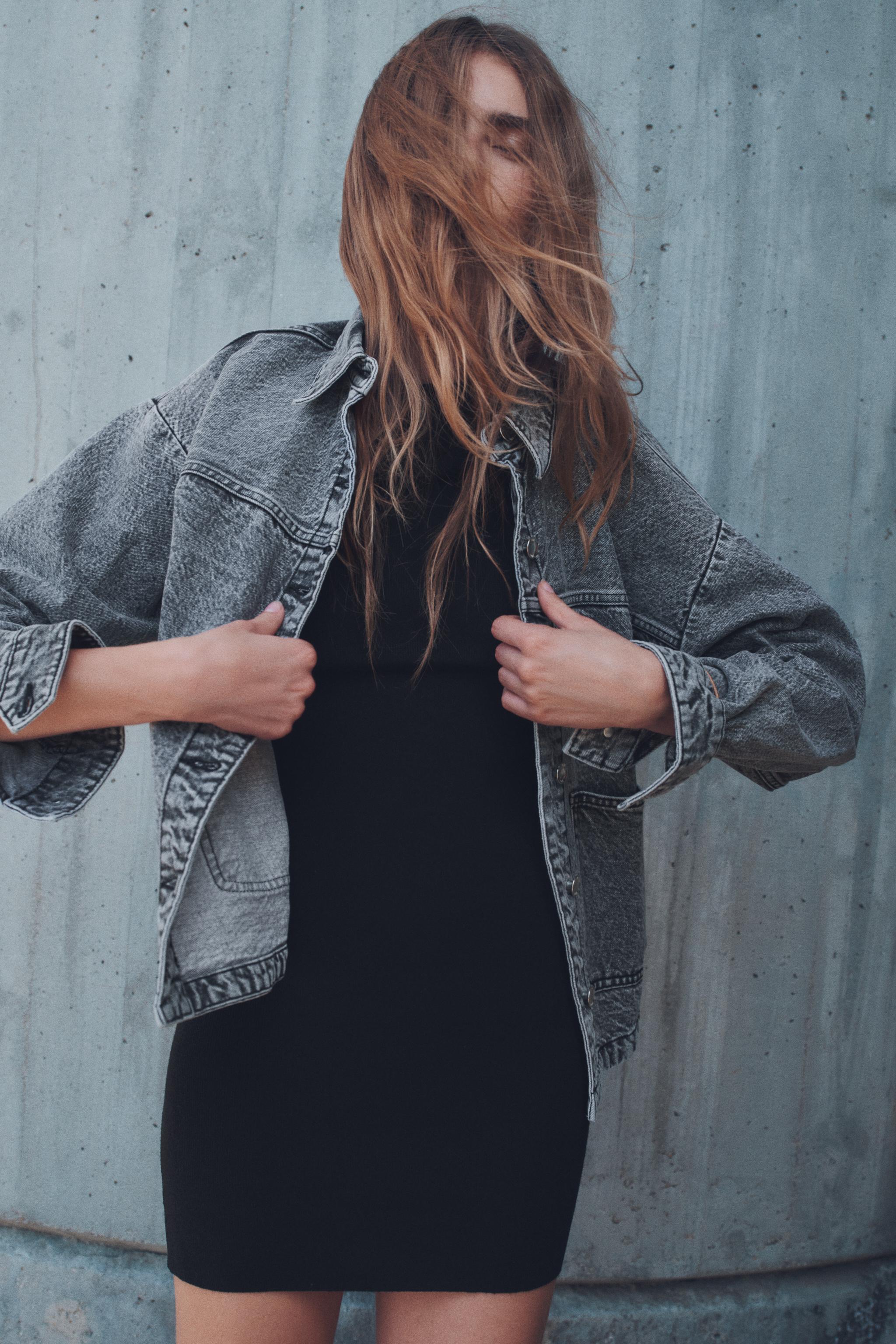 Zara Z1975 PATCH POCKET DENIM JACKET | Square One Zara Z1975 PATCH POCKET DENIM JACKET | Square One