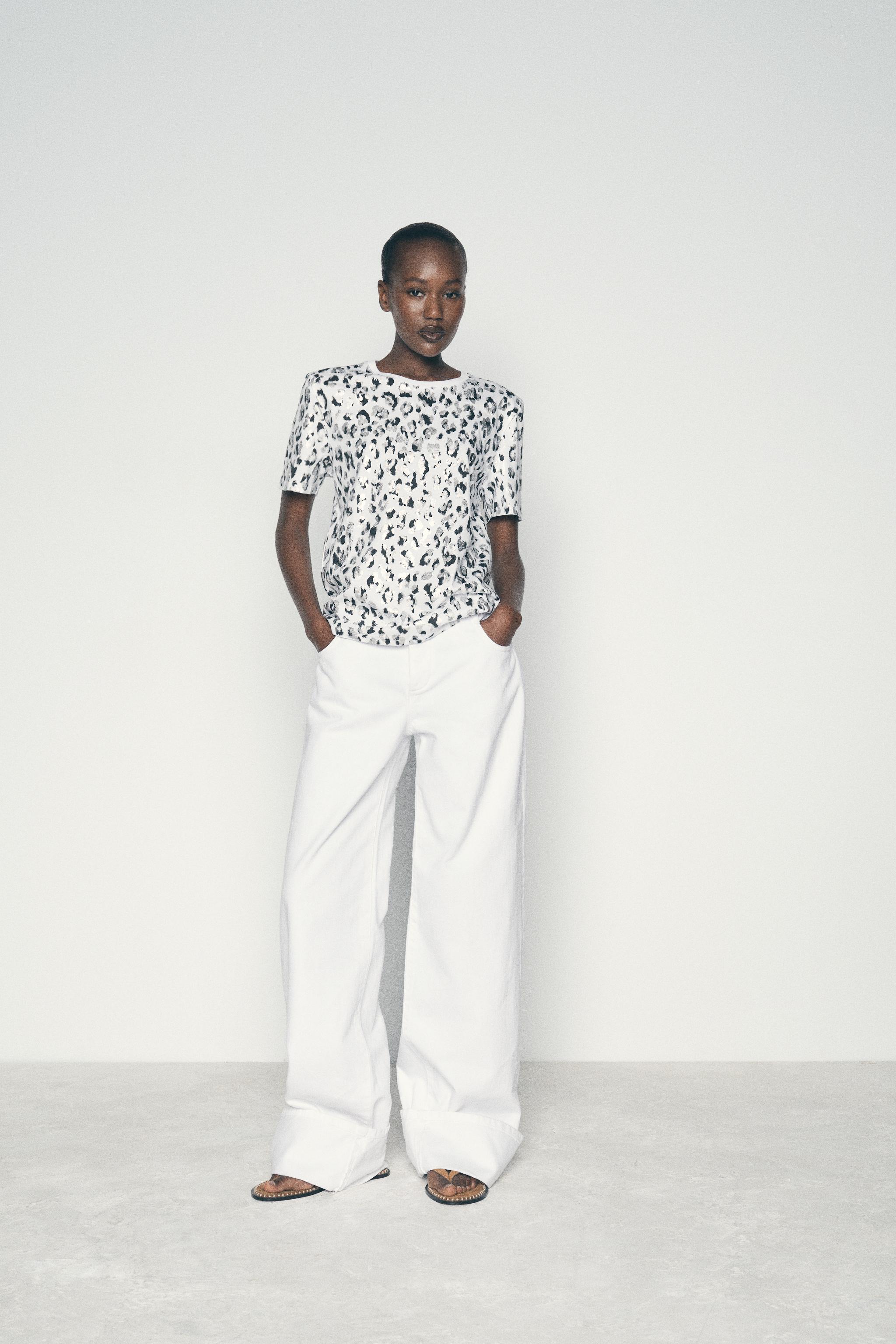 2024特集 Zara METALLIC Mall Yorkdale | T-SHIRT PRINT ANIMAL クレンジング・メイク落とし