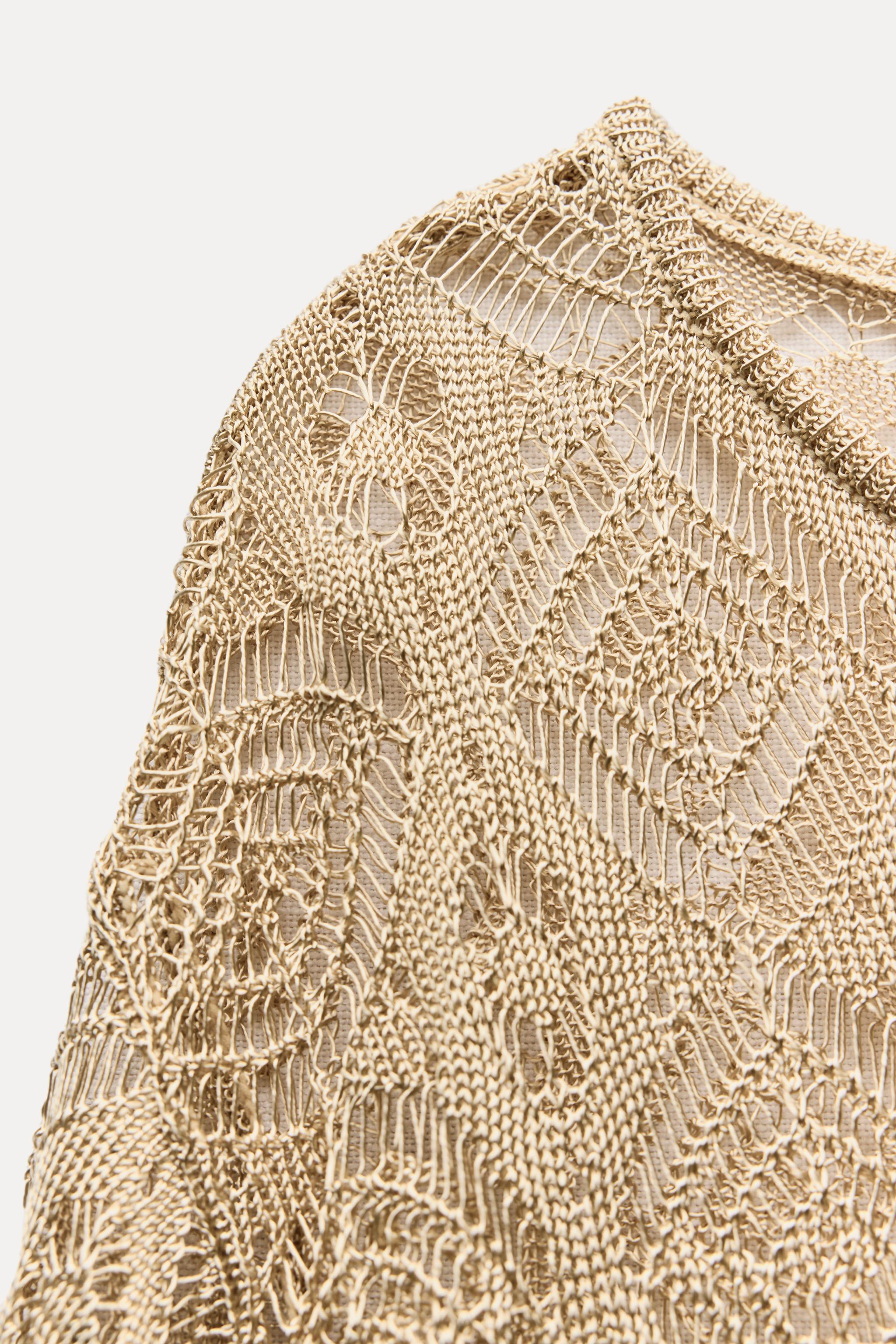 Zara KNIT TOP WITH METALLIC THREAD | Yorkdale Mall