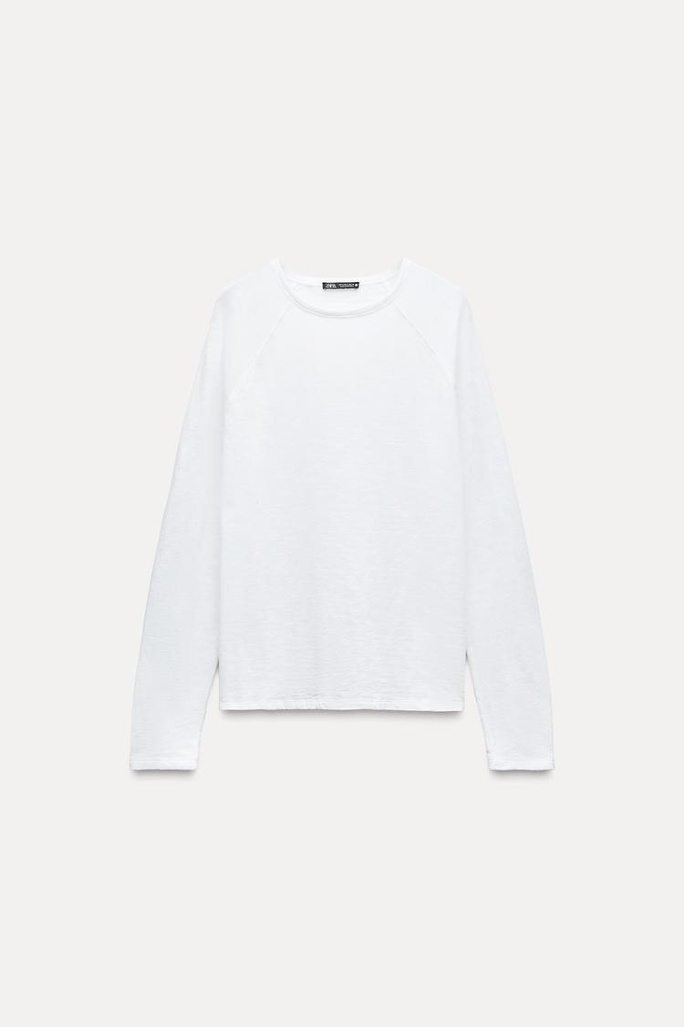 LONG SLEEVE COTTON T-SHIRT