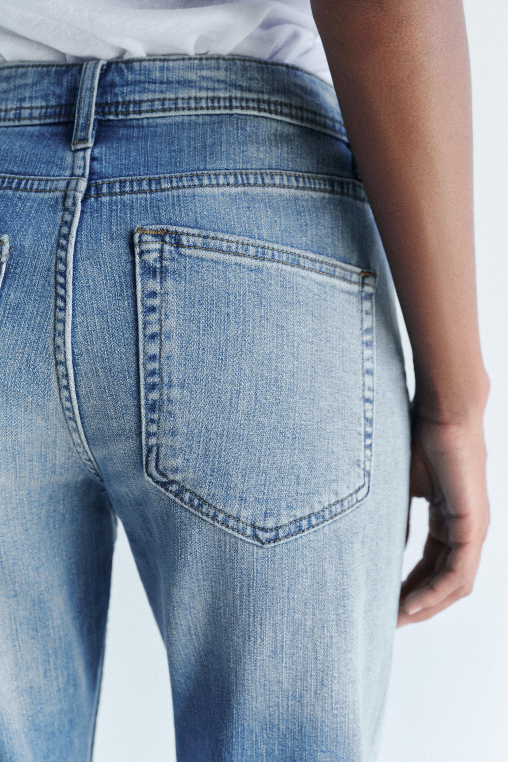 Zara RELAXED MID WAIST JEANS ZW COLLECTION | Bayshore Shopping Centre