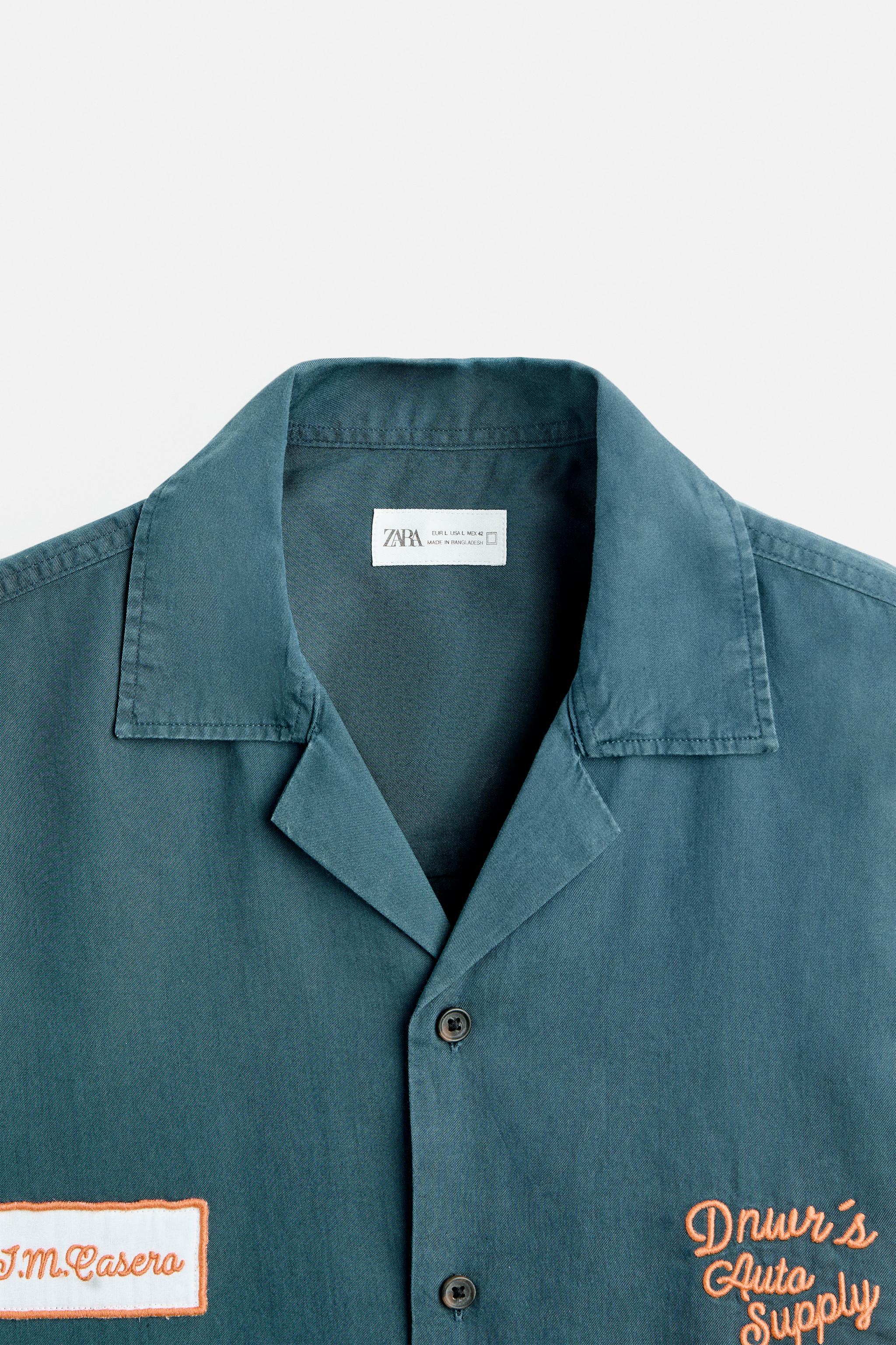 Zara COLORBLOCK PATCH SHIRT | Square One