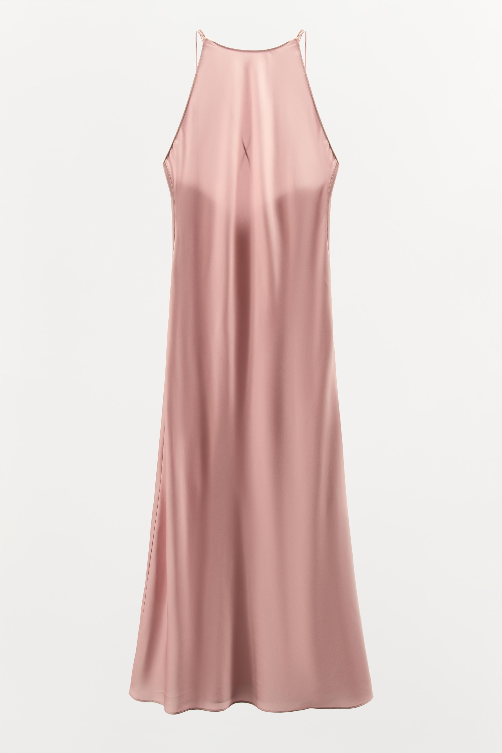 Compare FRINTED SATIN EFFECT HALTER DRESS | Mall of America