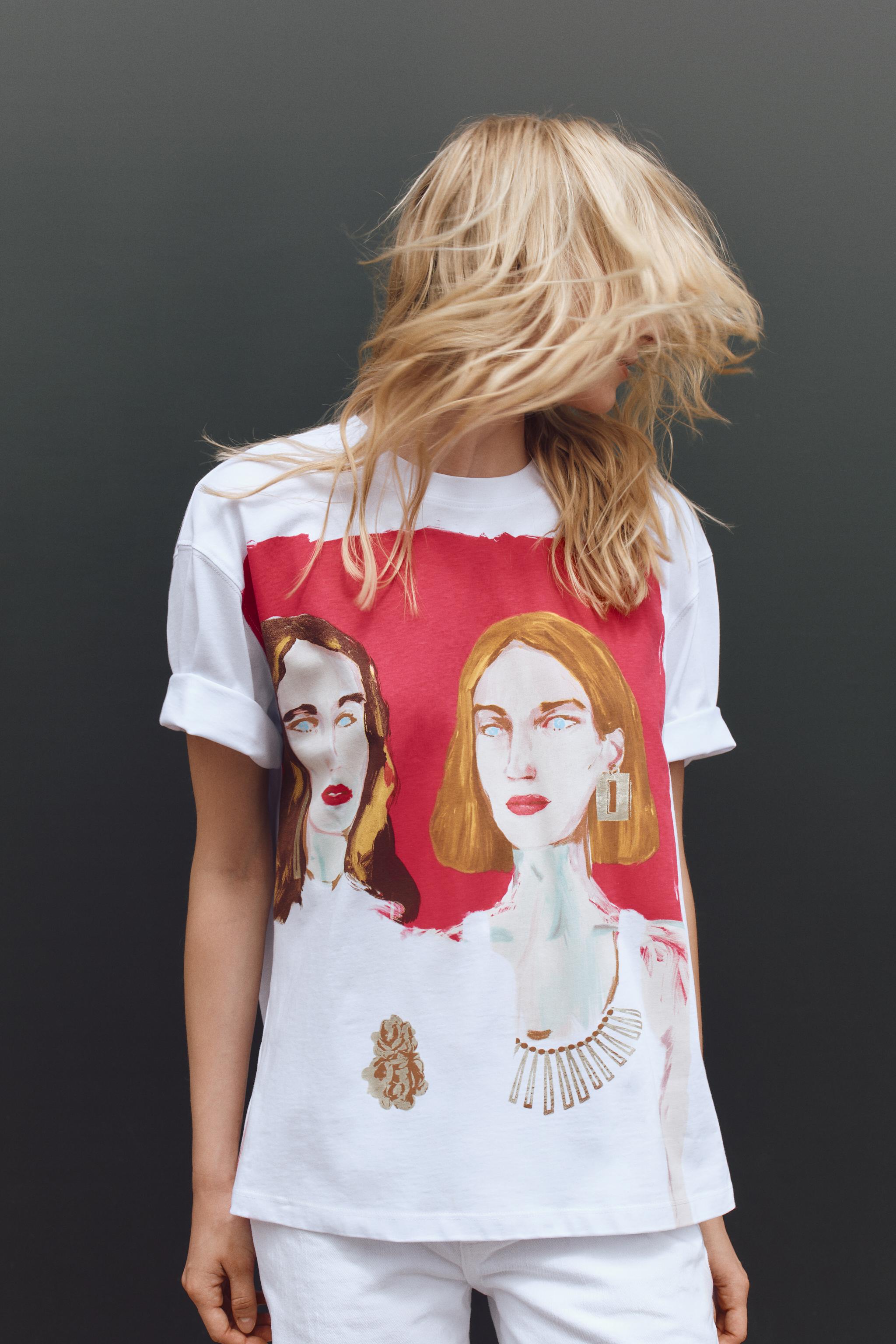 GIRLS PRINT T-SHIRT