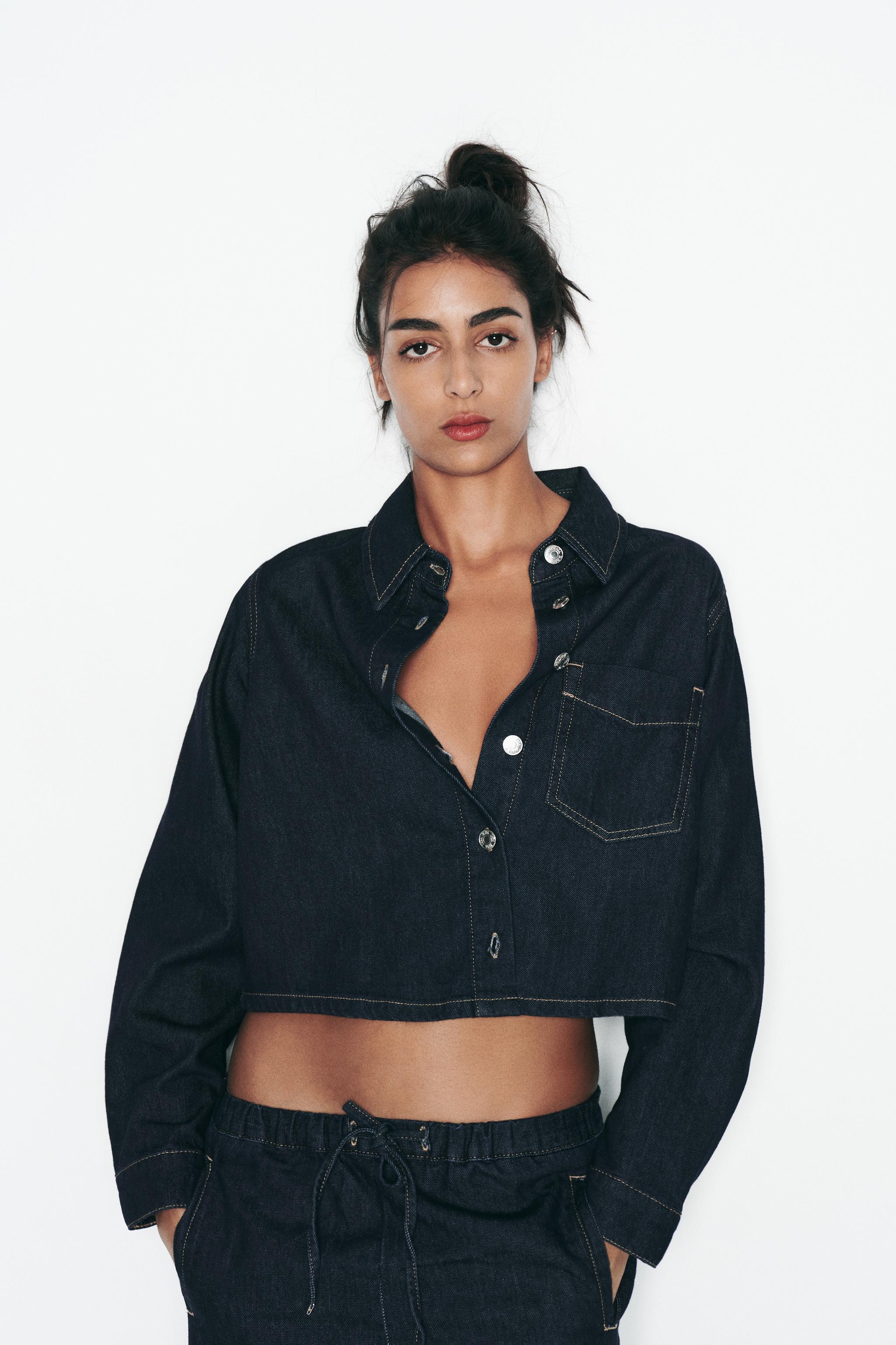 Compare CROPPED Z1975 DENIM SHIRT | Mall of America®