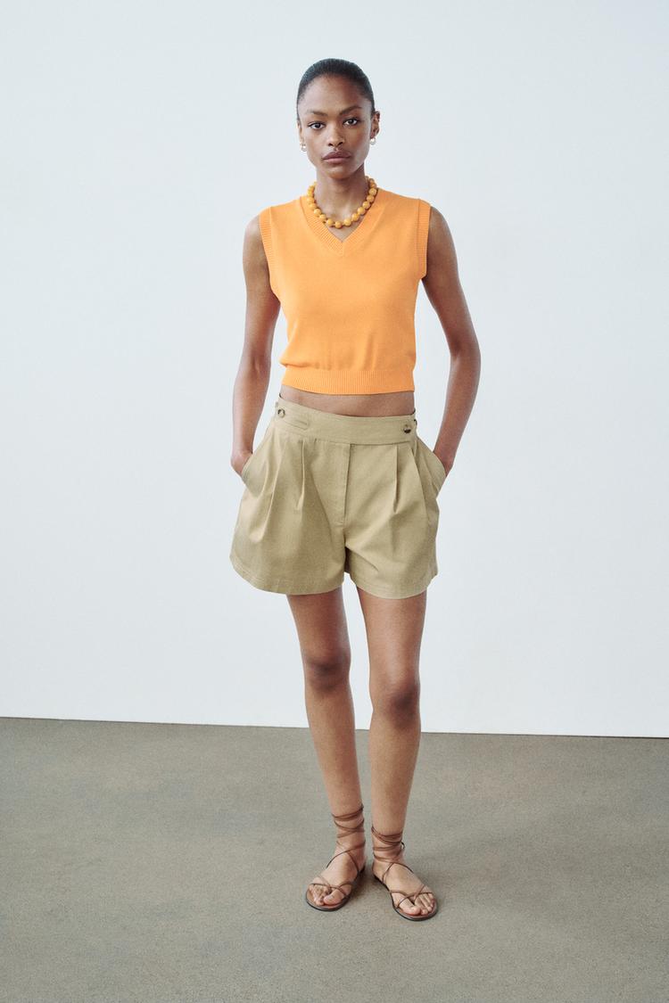 PLAIN RIB KNIT TOP