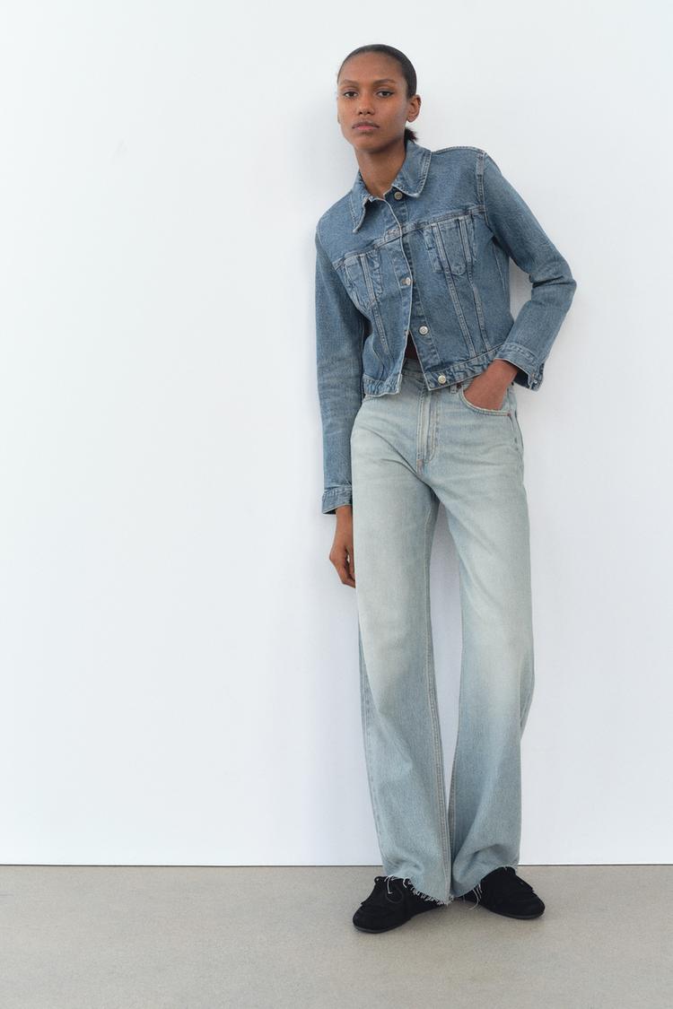 FULL LENGTH TRF HIGH RISE WIDE LEG JEANS