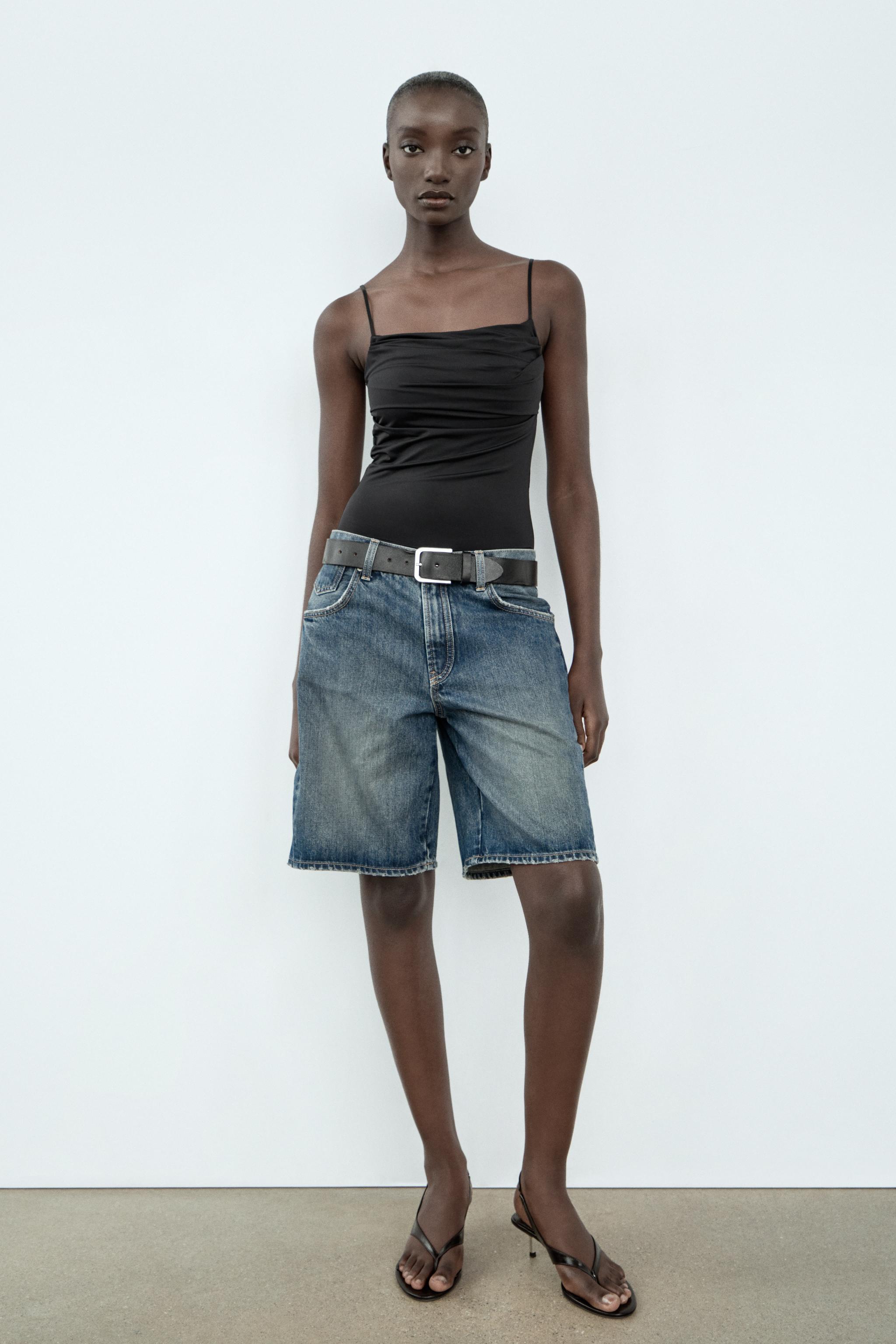 Zara DRAPED POLYAMIDE BODYSUIT | Yorkdale Mall