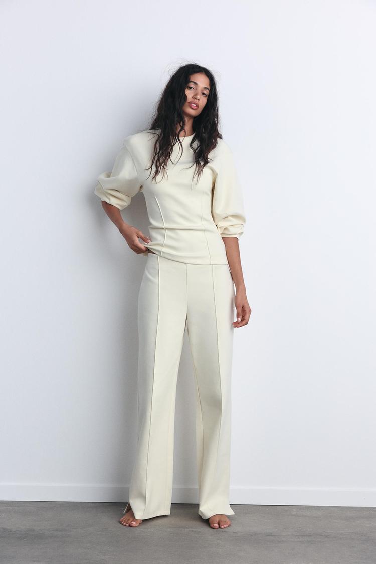 INTERLOCK PANTS WITH OPENING