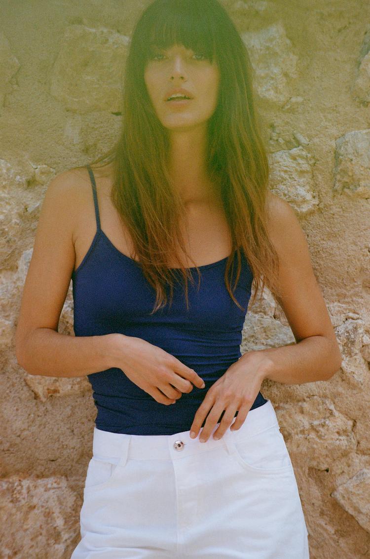 POLYAMIDE SPAGHETTI STRAP CAMISOLE